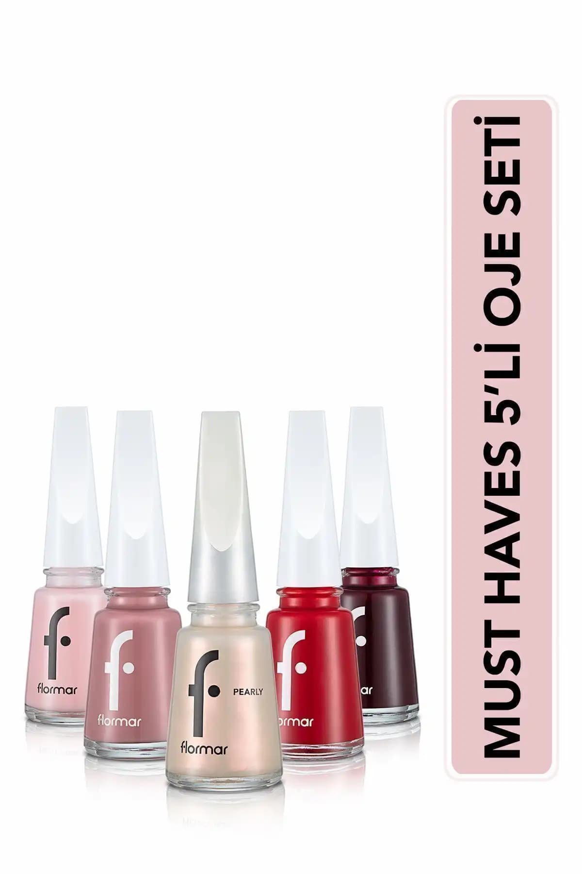 Flormar Must Have 5'li Oje Seti: Canlı Renkler ve Uzun Süre Dayanıklılık