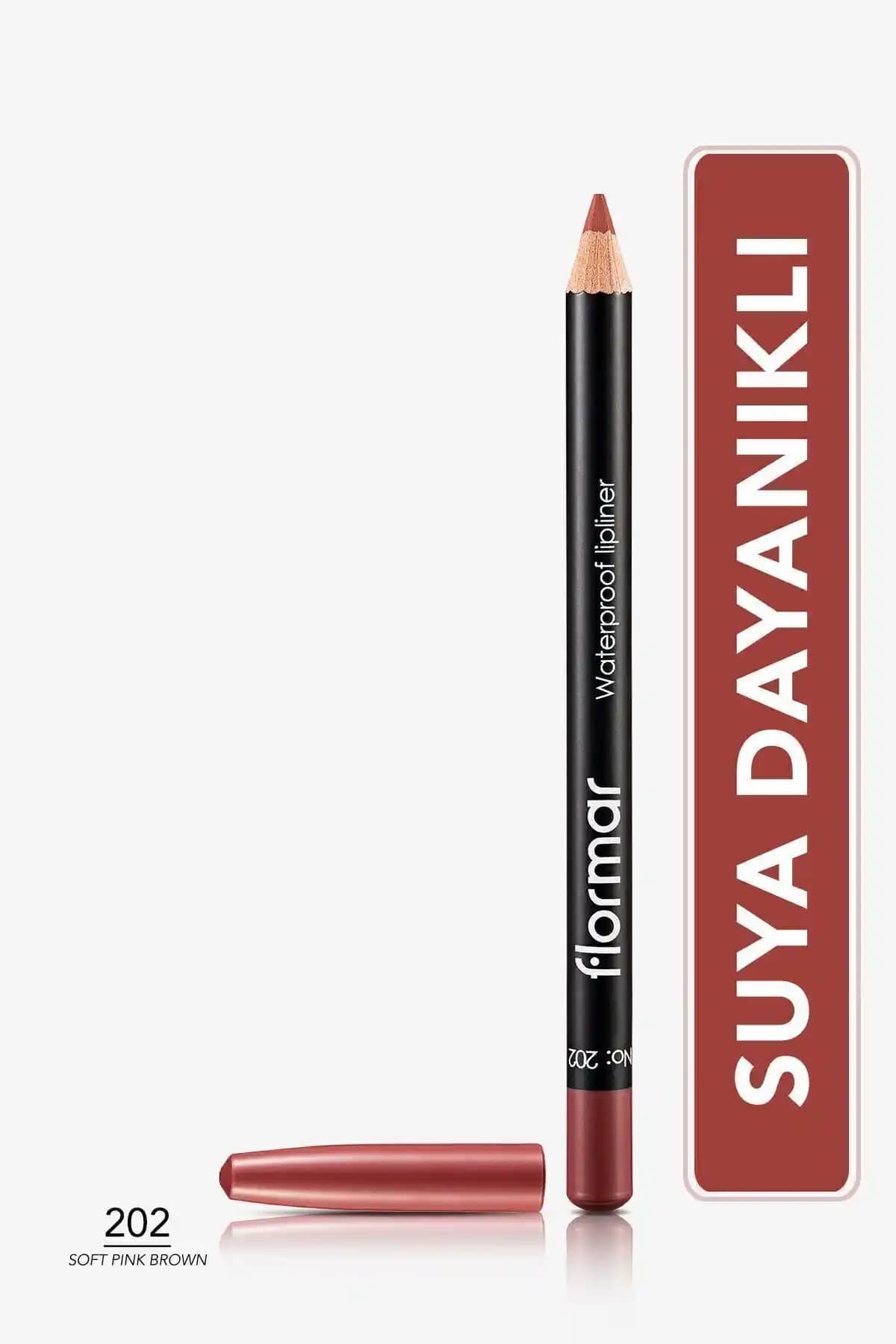 Flormar Suya Dayanıklı Dudak Kalemi 202 Soft Pink Brown ile Kalıcı ve Doğal Makyaj