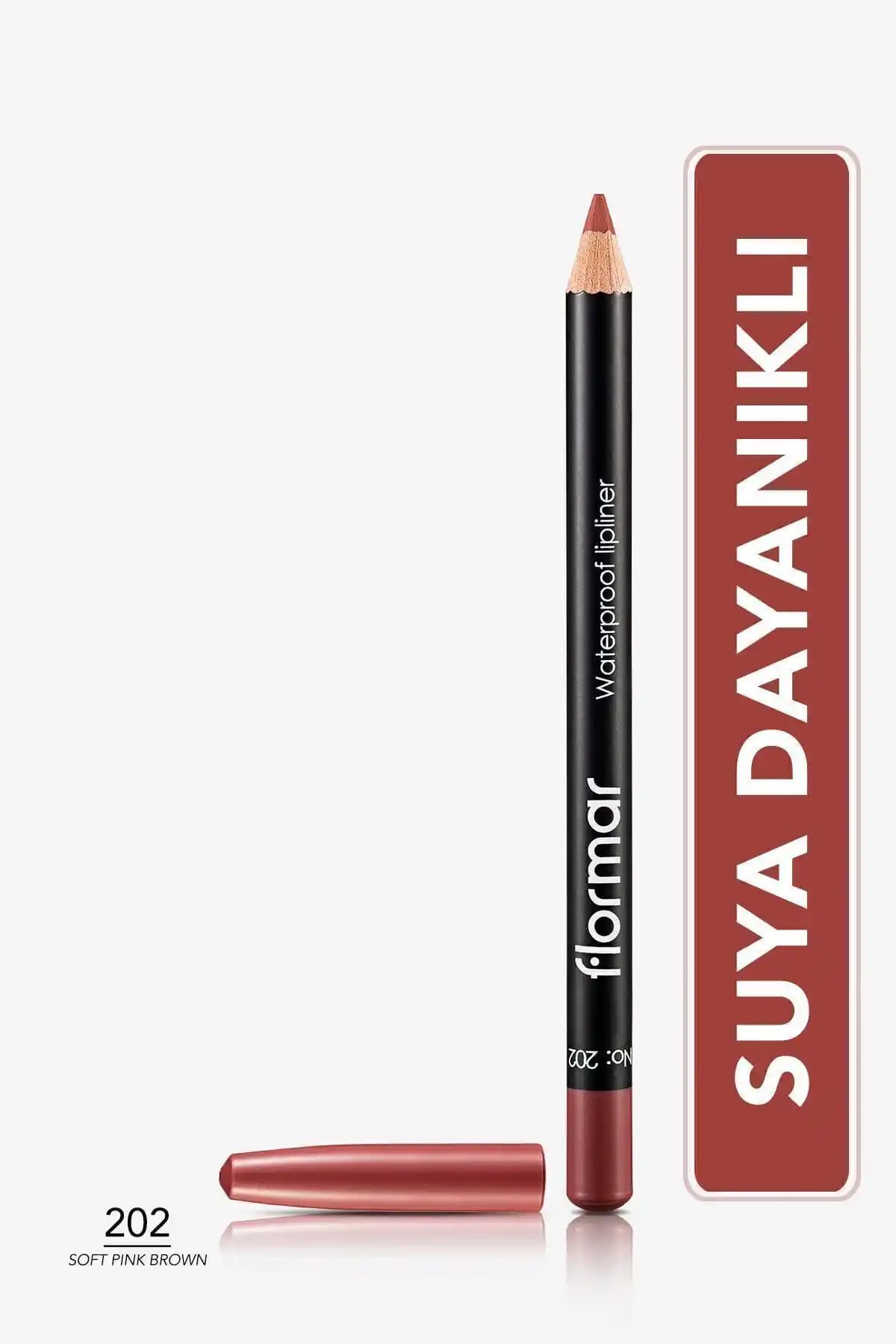 Flormar Suya Dayanıklı Dudak Kalemi 202 Soft Pink Brown ile Kalıcı ve Doğal Makyaj