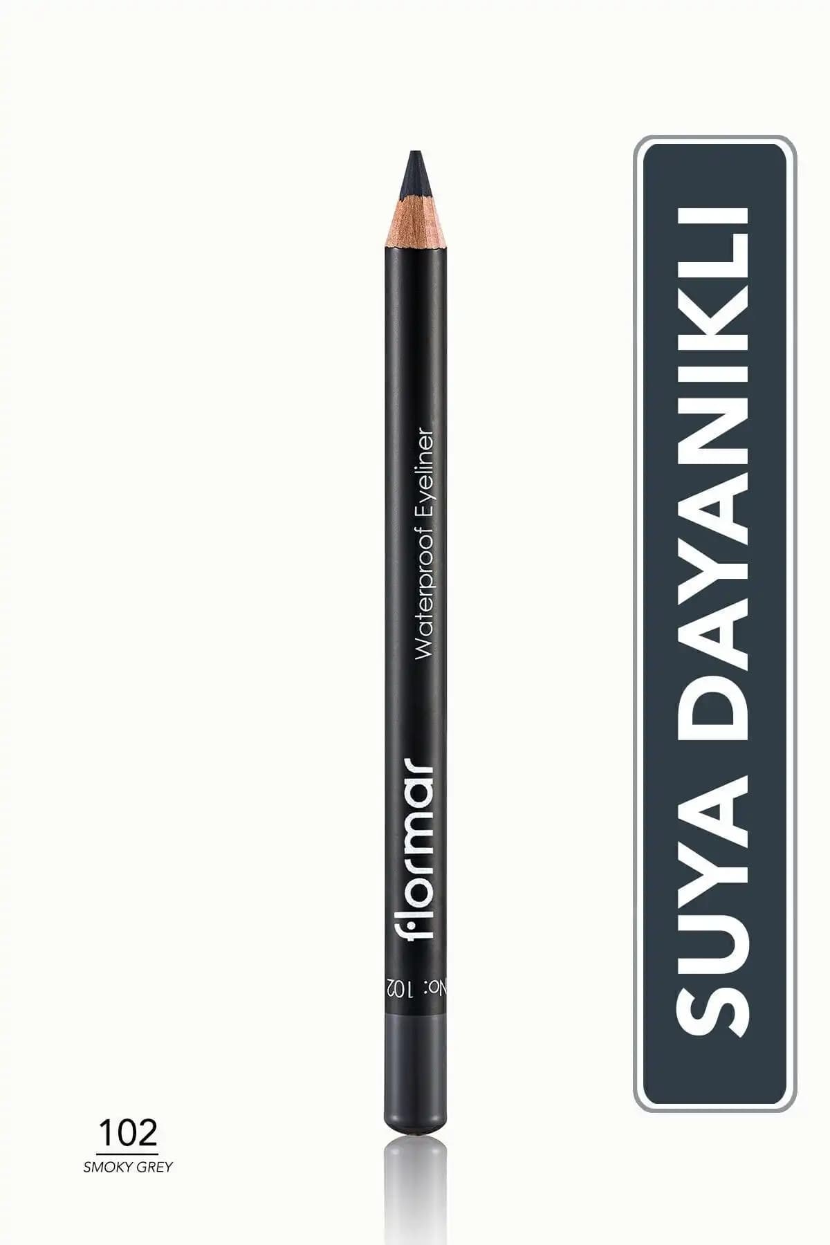 Flormar Suya Dayanıklı Göz Kalemi Gri Waterproof Kalıcılık ve Şıklık Sunar