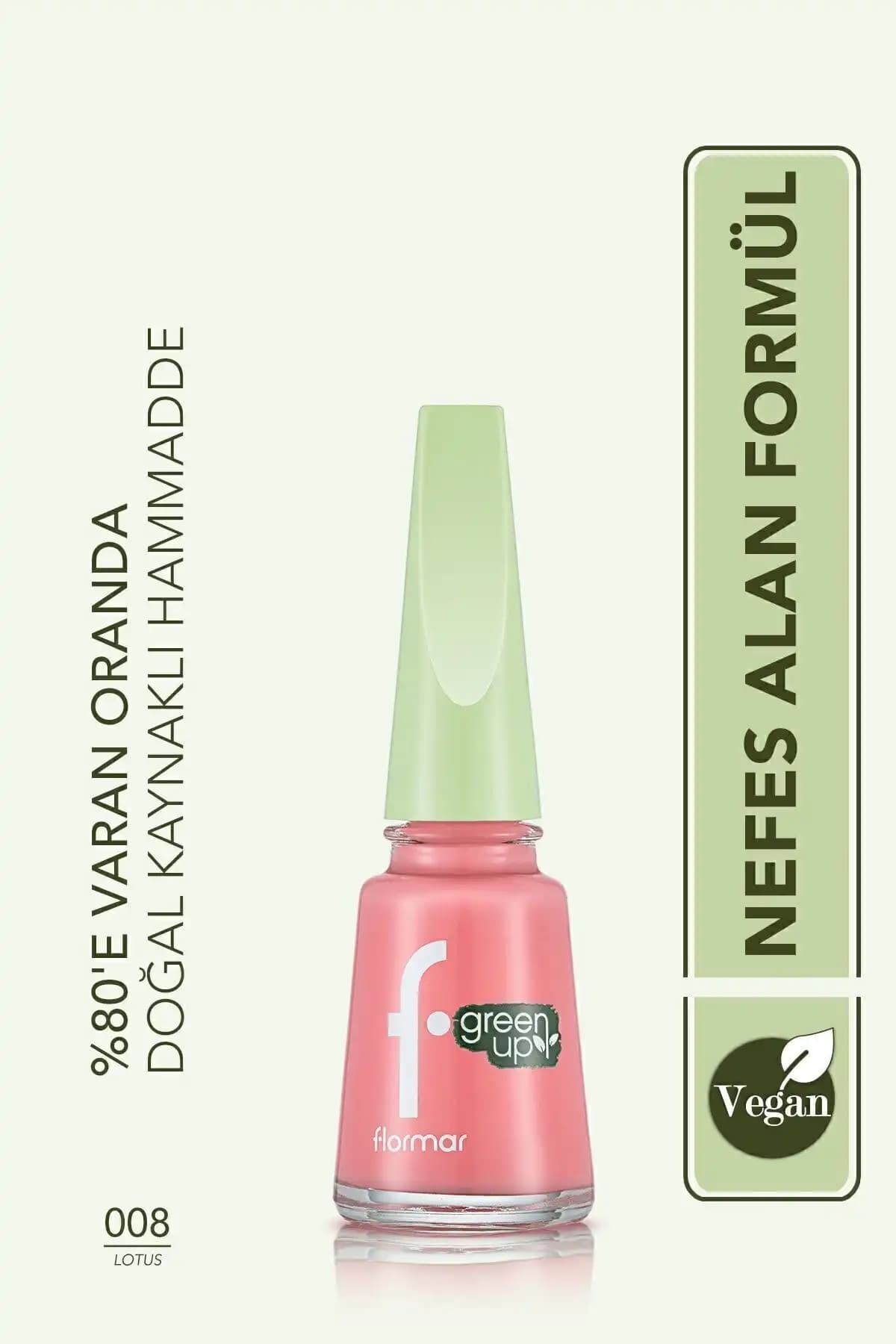 Flormar Vegan Oje: Parlak Bitişli, Doğal İçerikli ve Çevre Dostu Tırnak Renkleri