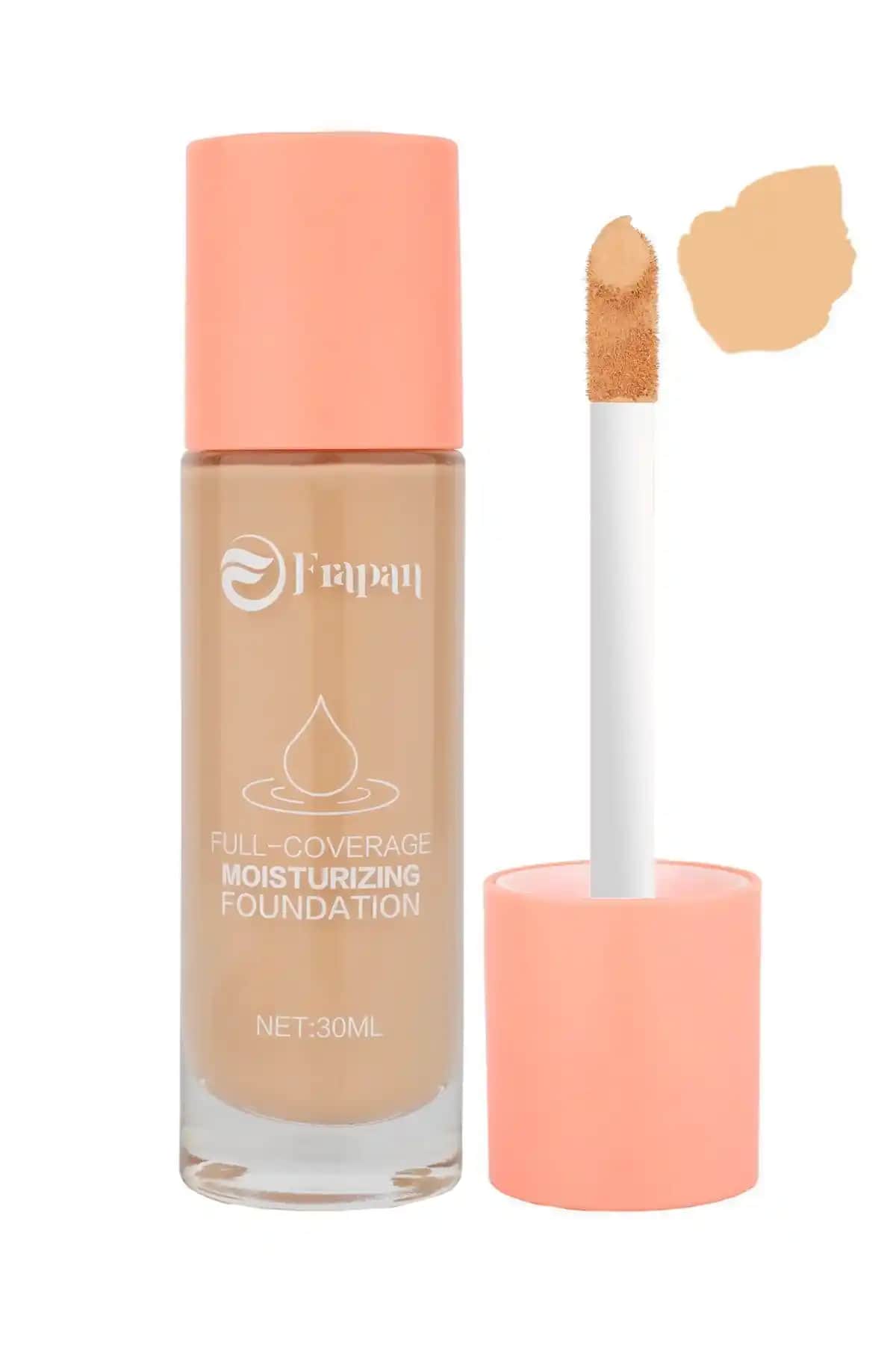 Frapan Yüksek Kapatıcı Fırçalı Fondöten 01 ile doğal ve dayanıklı makyaj deneyimi