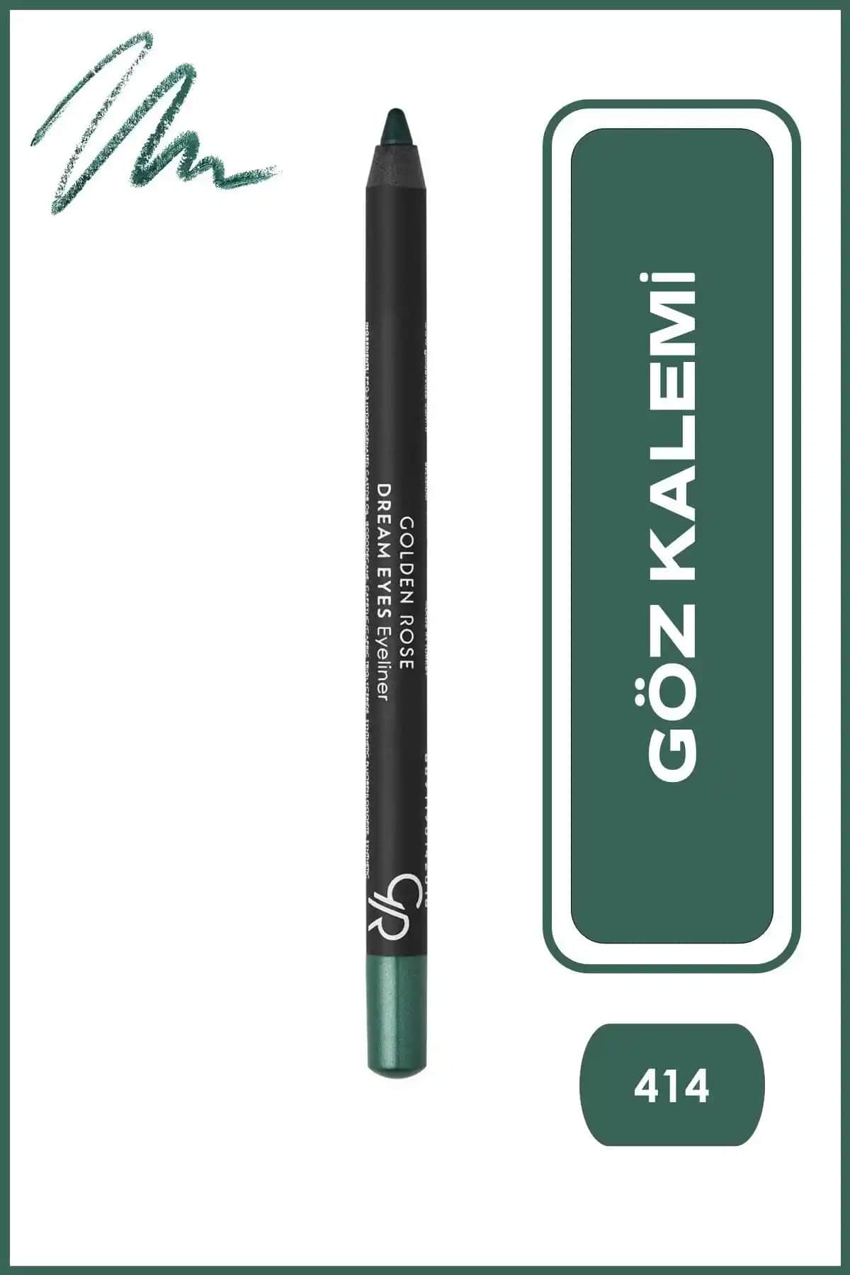 Golden Rose Dream Eyes Eyeliner No:414 Lake Green ile Doğal ve Kalıcı Göz Makyajı