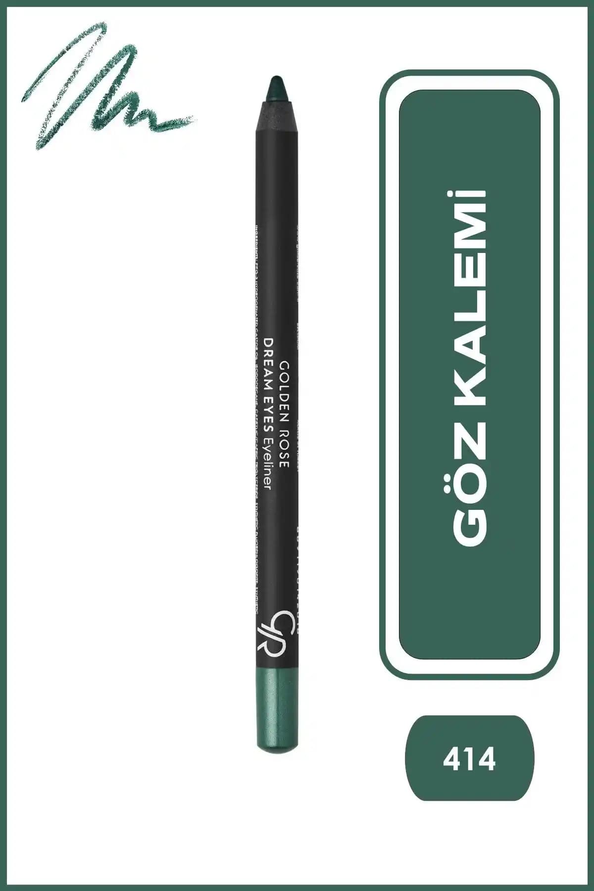 Golden Rose Dream Eyes Eyeliner No:414 Lake Green ile Doğal ve Kalıcı Göz Makyajı