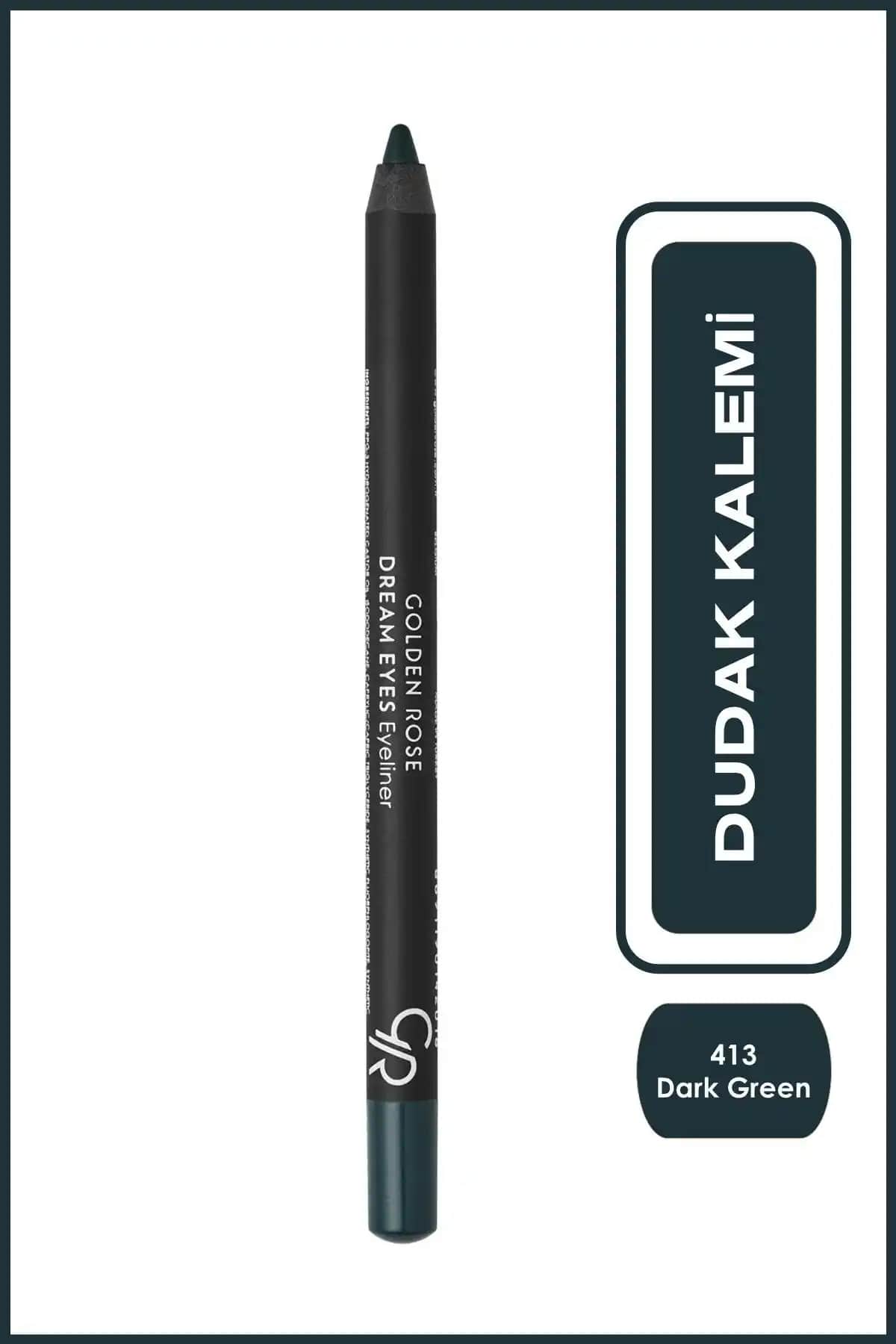 Golden Rose Dream Eyes Yeşil Eyeliner No: 413 Günlük Kullanım İçin Uygun ve Kaliteli