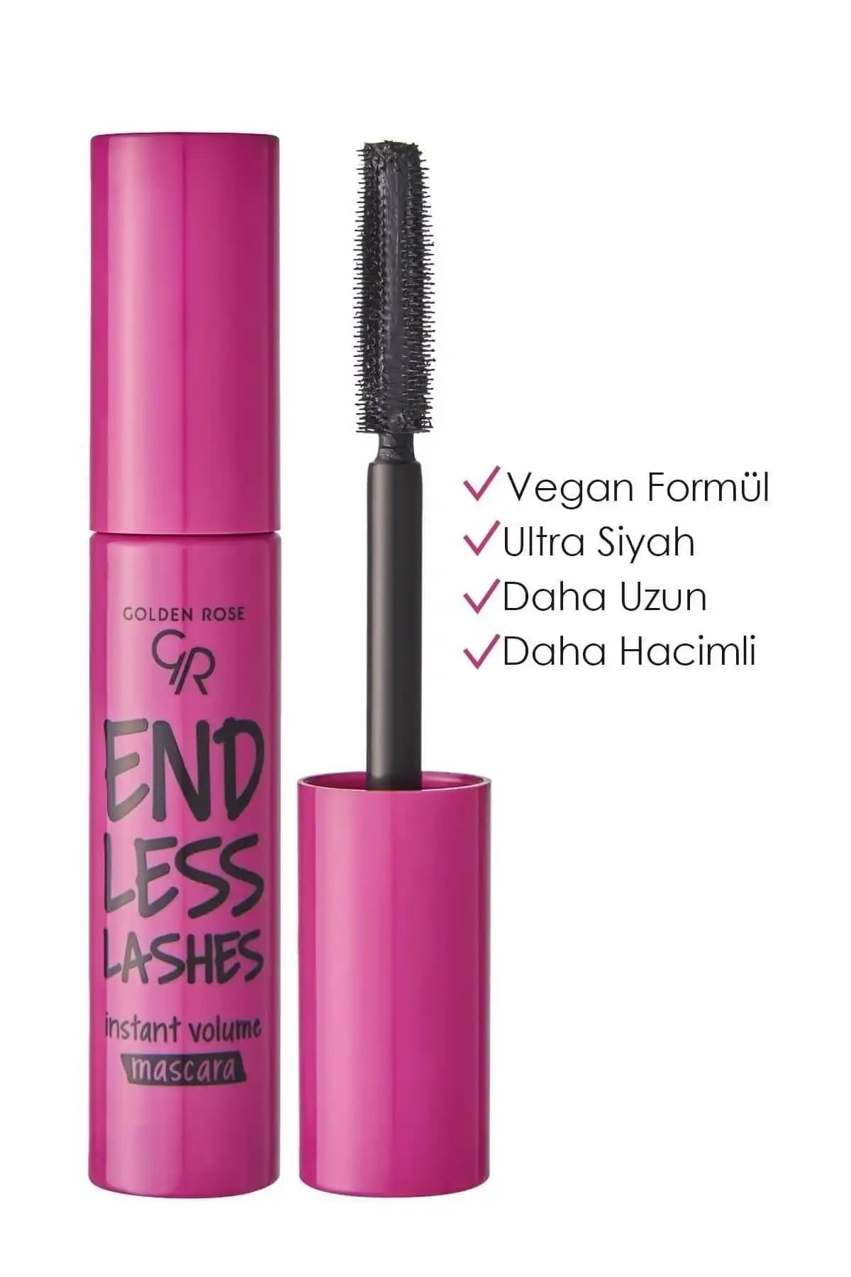 Golden Rose Endless Lashes Maskara: Yoğun ve Hacimli Kirpikler İçin Güçlü Formül