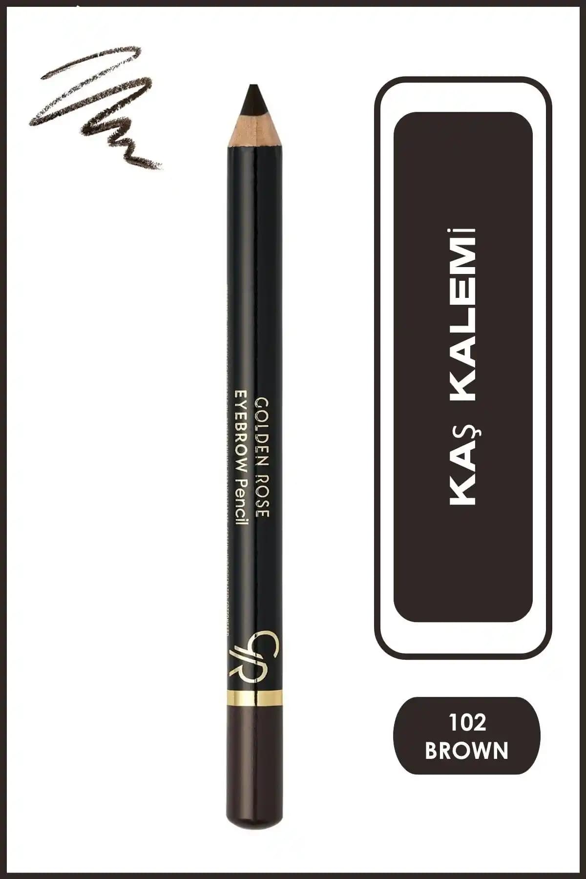 Golden Rose Eyebrow Pencil No 102 Brown: Doğal ve Kalıcı Kaş Makyajı İçin Idealdir