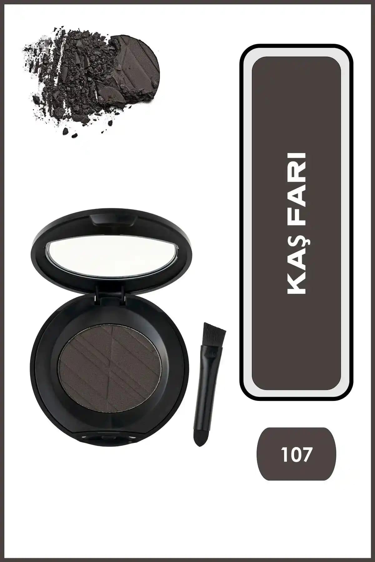Golden Rose Eyebrow Powder No: 107 - Doğal ve Kalıcı Kaş Şekillendirme Ürünü