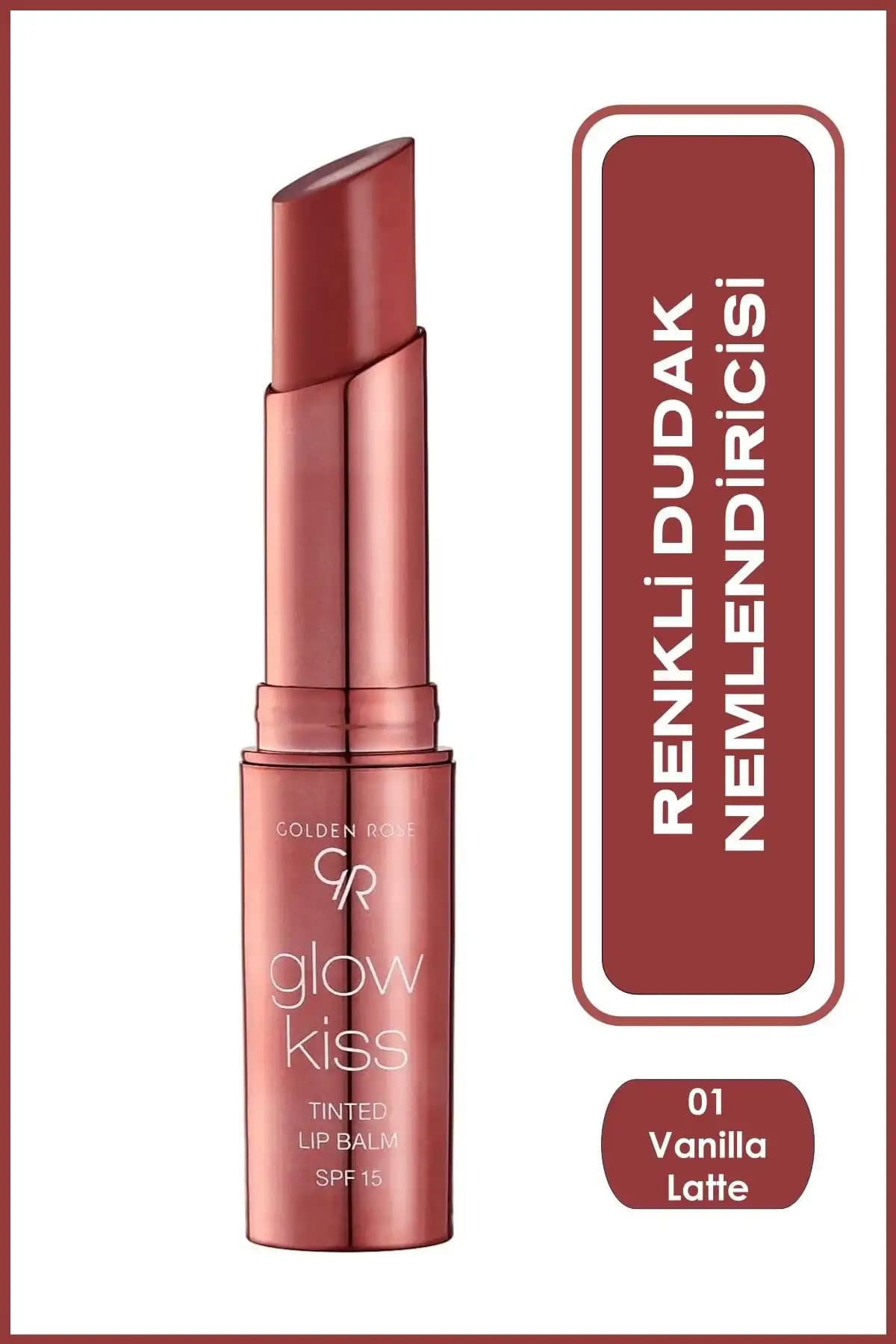 Golden Rose Glow Kiss Renkli Dudak Nemlendirici: Günlük Kullanım İçin Doğal ve Nemlendirici Dudak Bakım Ürünü