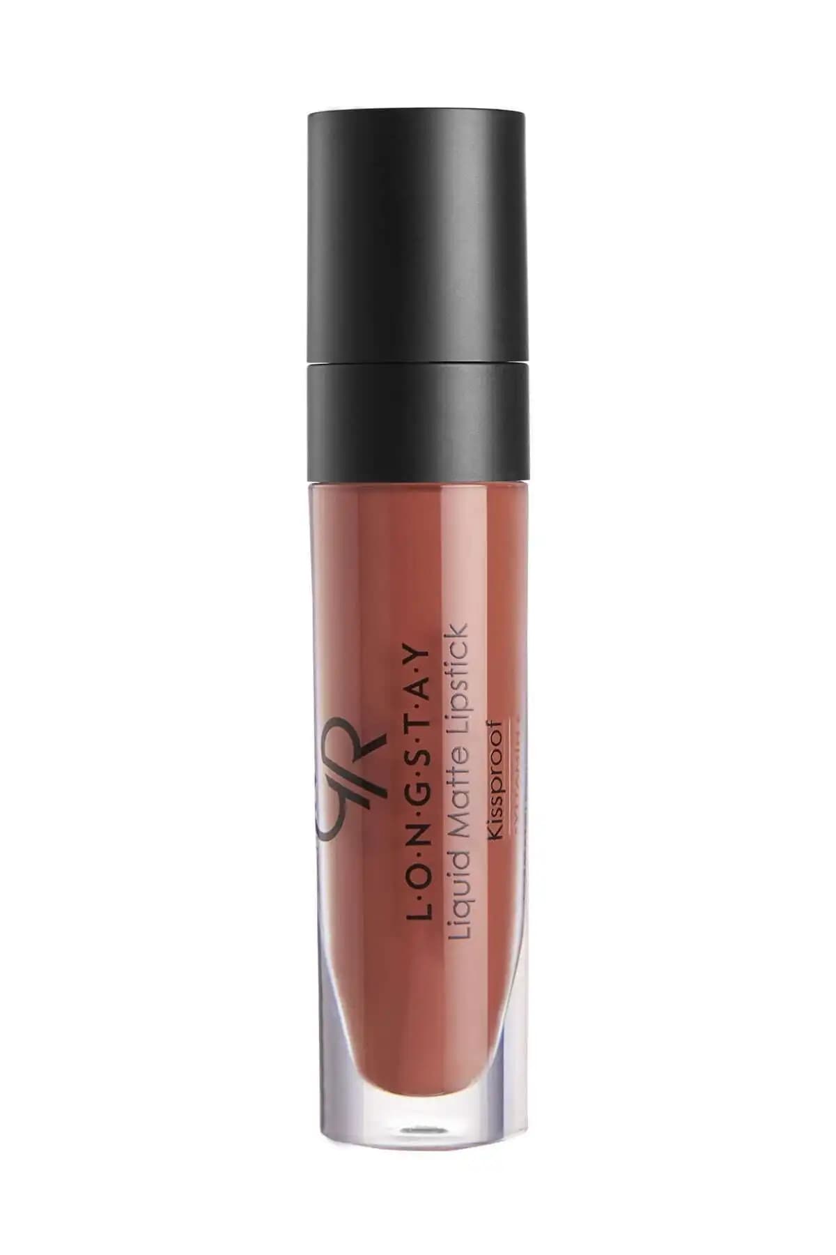 Golden Rose Longstay Liquid Matte Ruj No: 27 Milky Chocolate Kalıcılık ve Şıklık Sunar