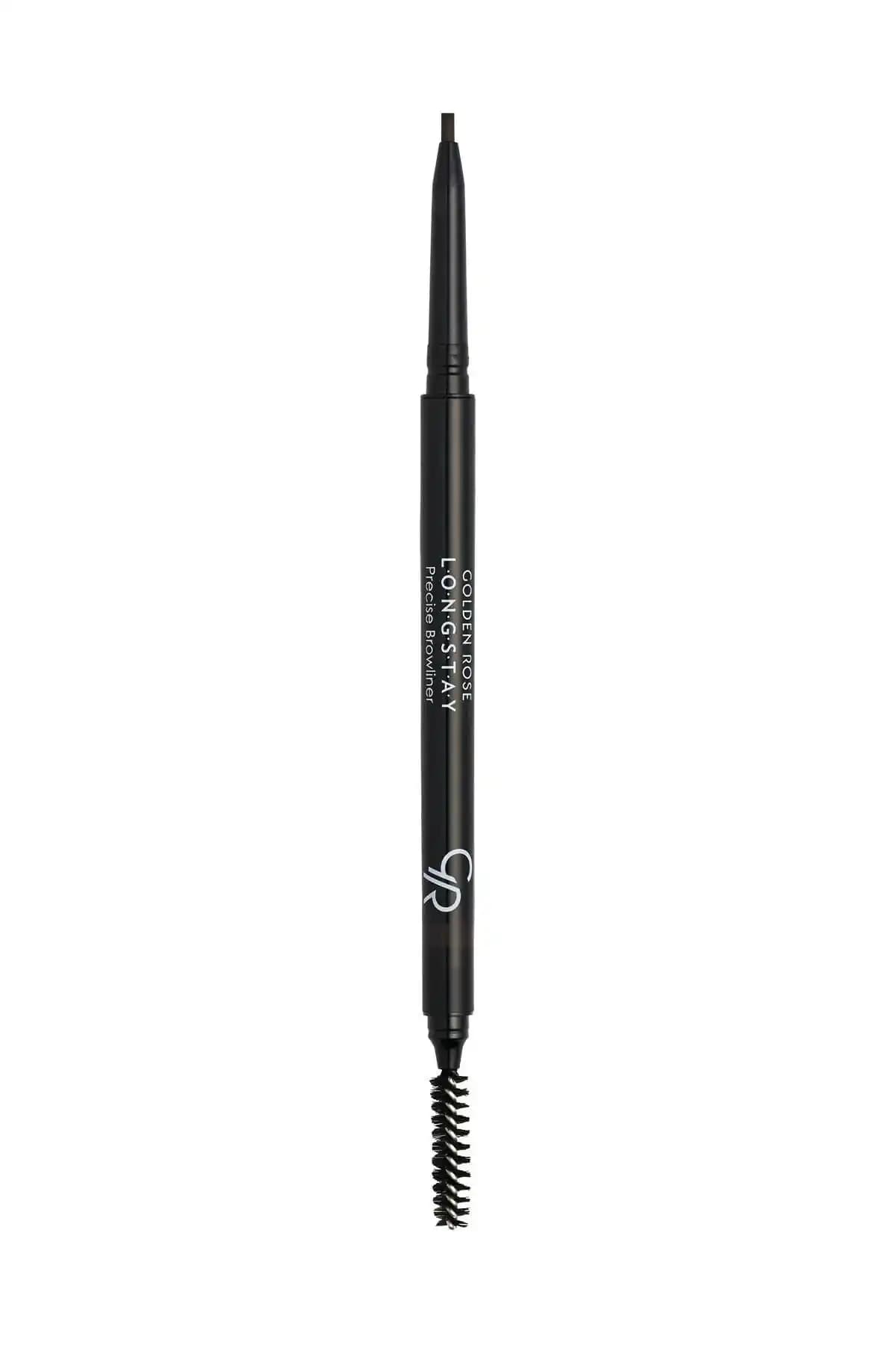 Golden Rose Longstay Precise Browliner No 101 Siyah Kaş Kalemi - Uzun Süre Dayanıklı ve Doğal Görünüm