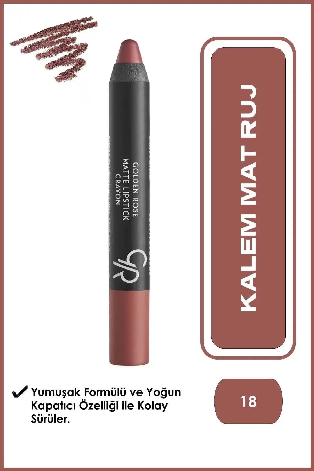 Golden Rose Mat Kalem Ruj No 18 ve Nude Look Perfect Matte Ruj Karşılaştırması