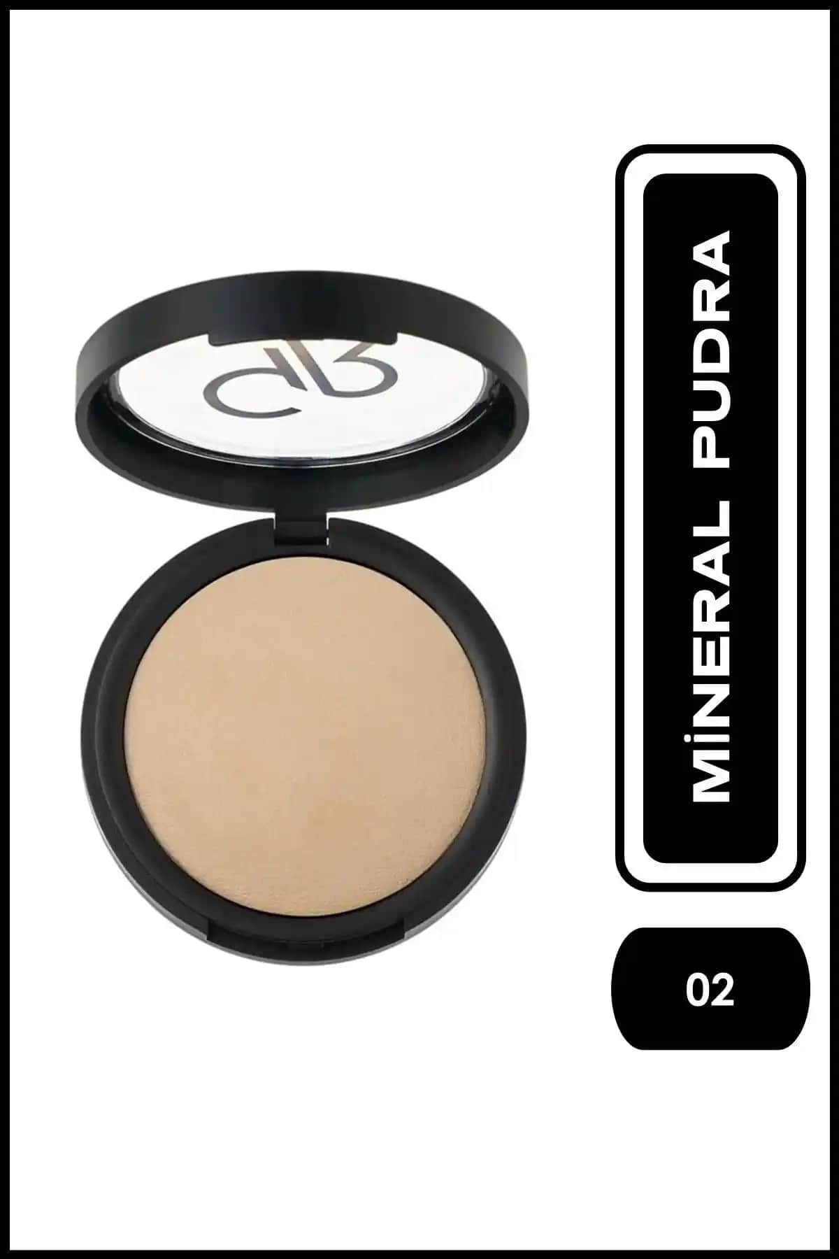Golden Rose Mineral Terrabaked Pudra No 02 Doğal ve Yüksek Kapatıcılığa Sahip Mat Toz Pudra