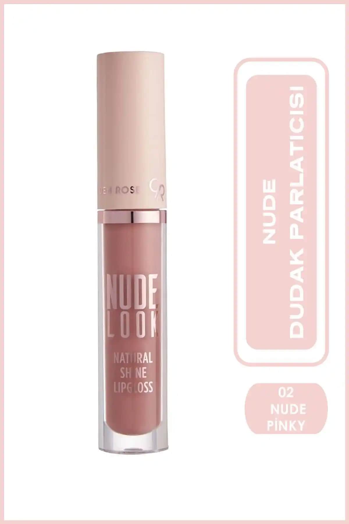 Golden Rose Nude Look Lipgloss No:02 Pinky Nude ile Doğal ve Parlak Dudaklar