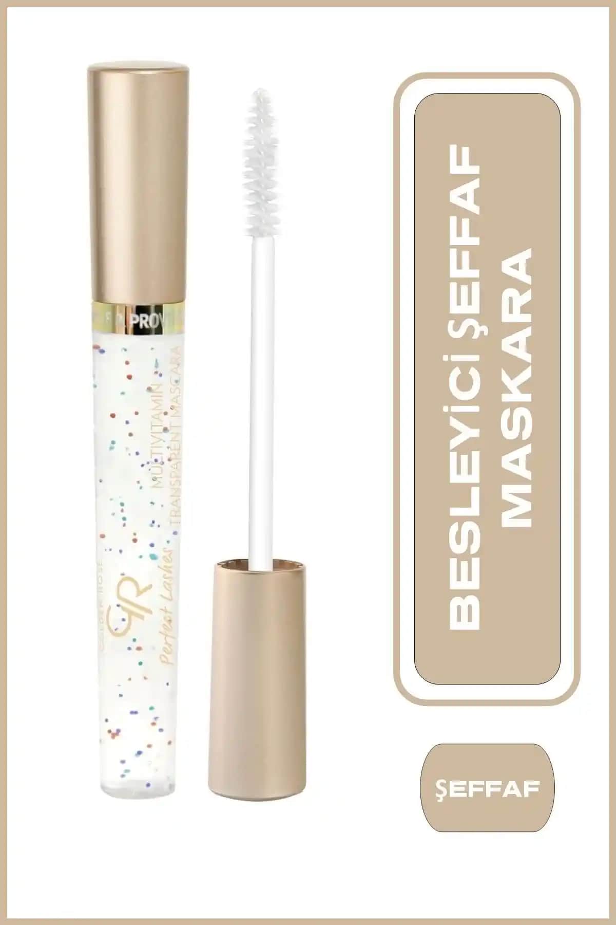 Golden Rose Perfect Lashes Multivitamin Şeffaf Maskara ile Doğal ve Bakımlı Kirpikler Yaratın