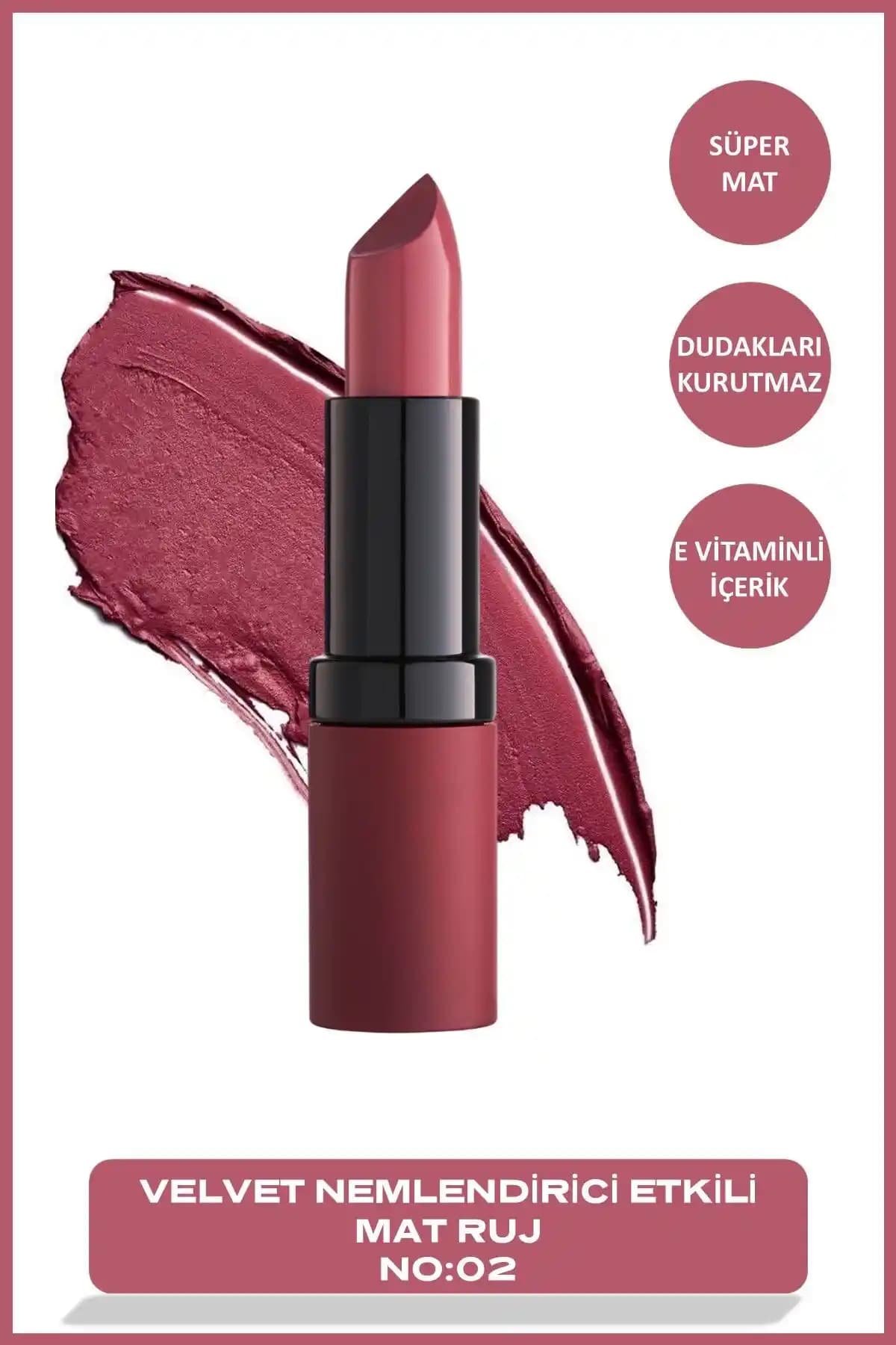 Golden Rose Velvet Matte Ruj Karşılaştırması: Antique Rose ve Real Red Renkleri ve Özellikleri