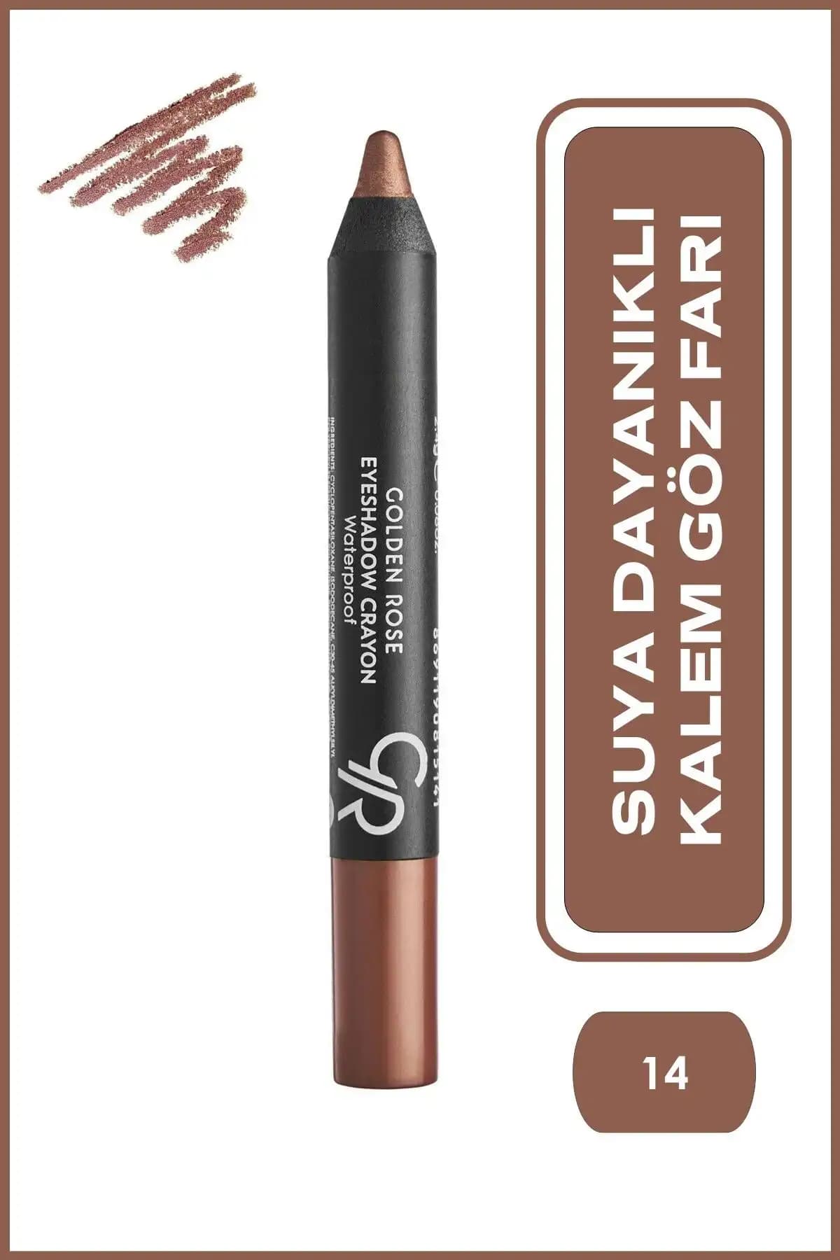 Golden Rose Waterproof Göz Farı Kalemi No 14 Bronze Brown Kalıcı ve Şık Göz Makyajı İçin Ideal