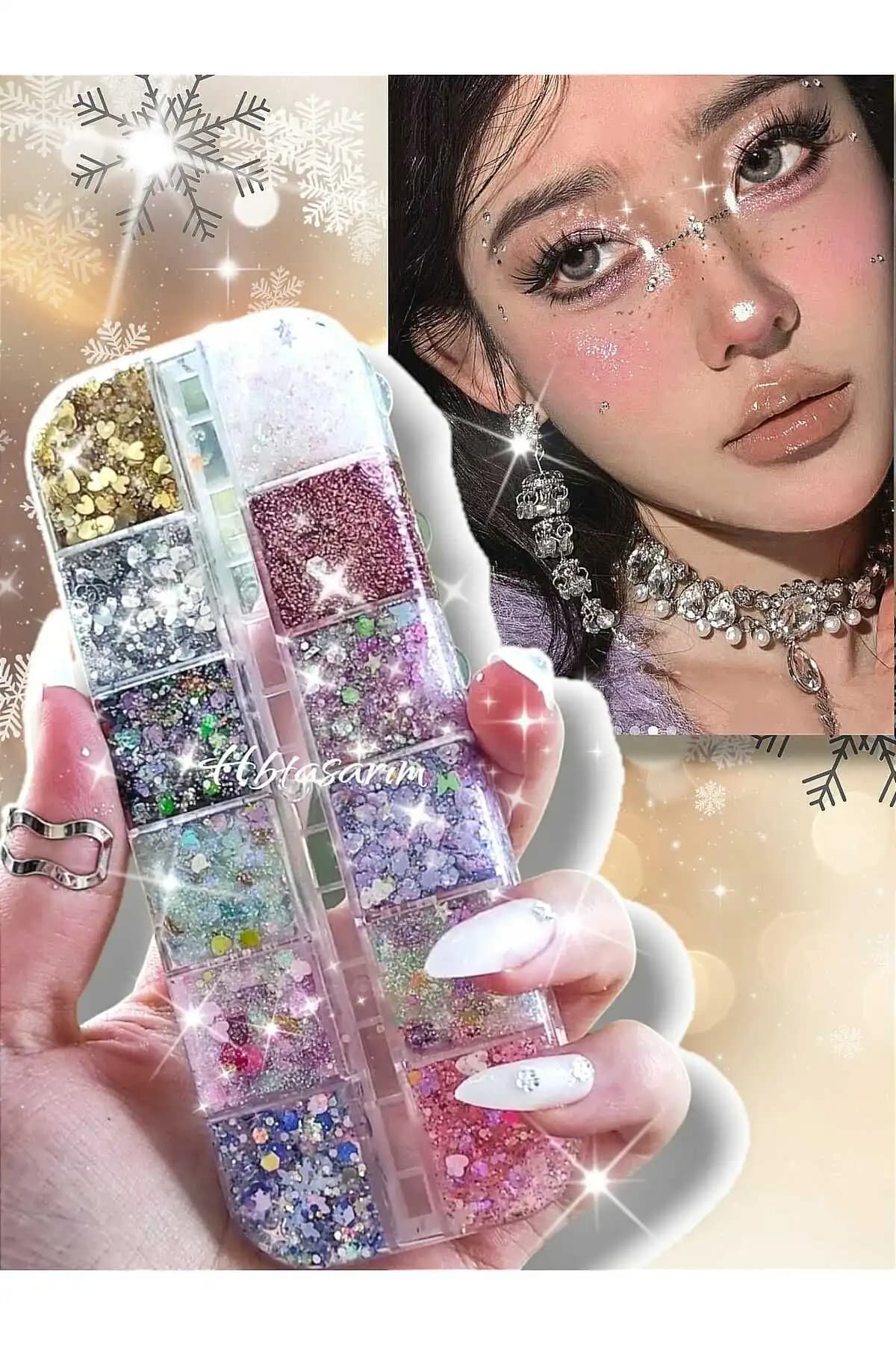 GulFlower Glitter Göz Farı ve hbtasarim Jel Far Paletleri Karşılaştırması 2
