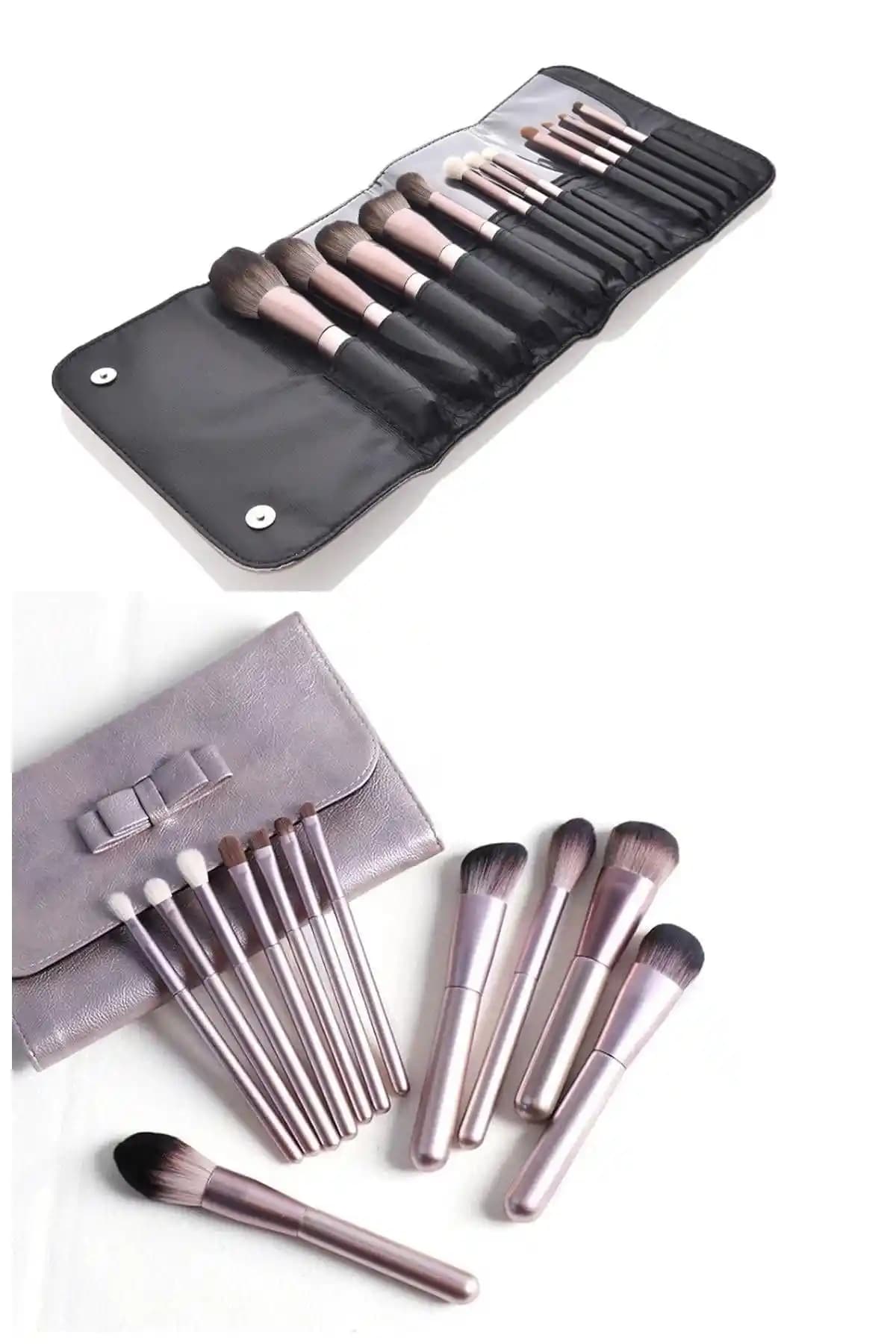 Hannah Rose Gold Kıl Fırça Seti ile Profesyonel Makyaj Uygulaması