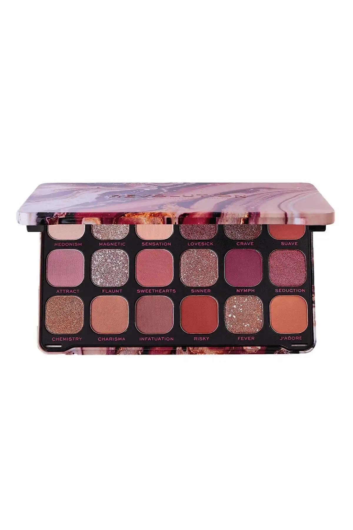 I Heart Revolution Chocolate Marble ve Revolution Forever Flawless Allure Karşılaştırması 2