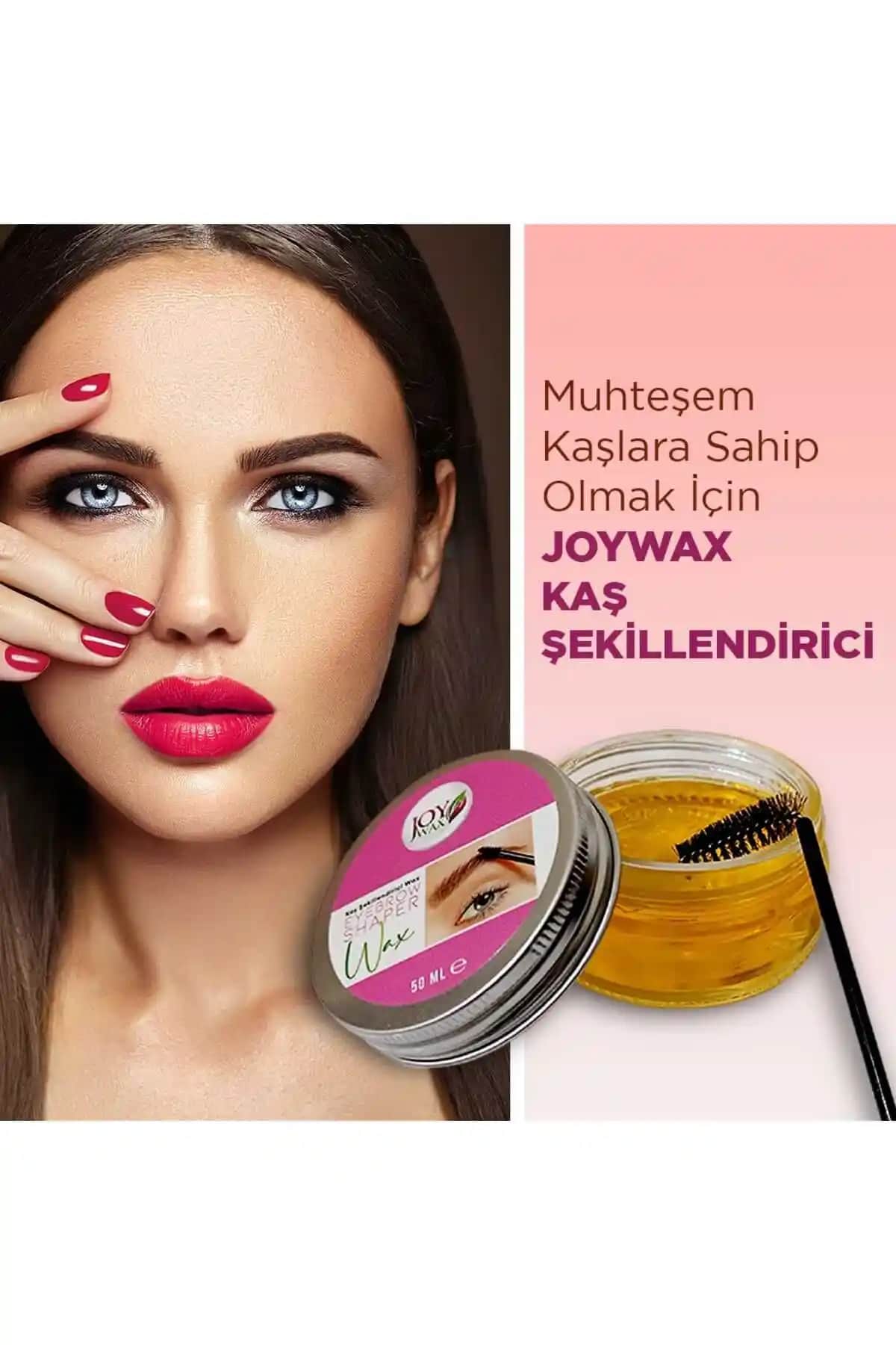 JoYWAX Kaş Şekillendirici ve Sabitleyici Wax Türkiye Menşei Doğal İçeriklerle Gün Boyu Kalıcılık