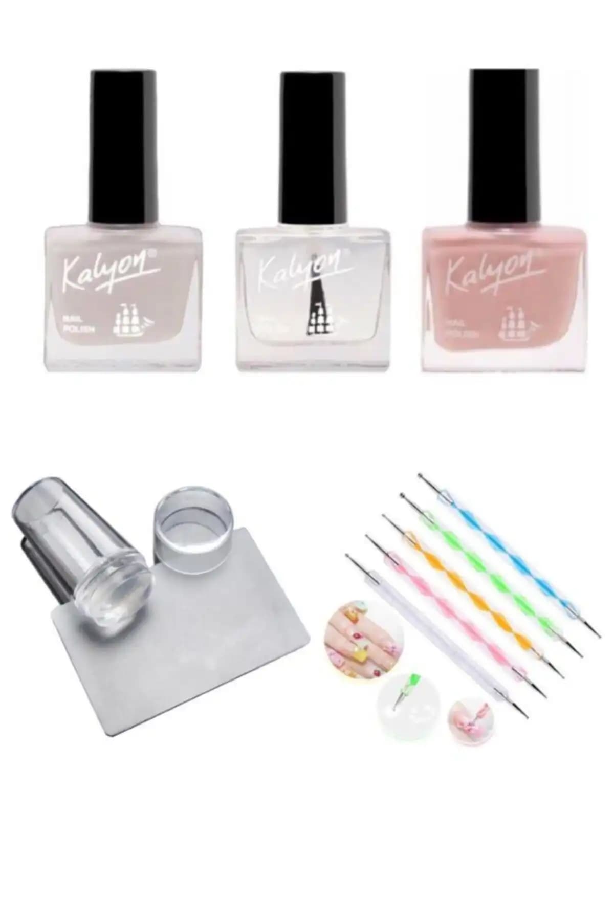Kalyon French Set: Profesyonel Nail Art ve French Manikür Uygulamaları İçin Üstün Kalite