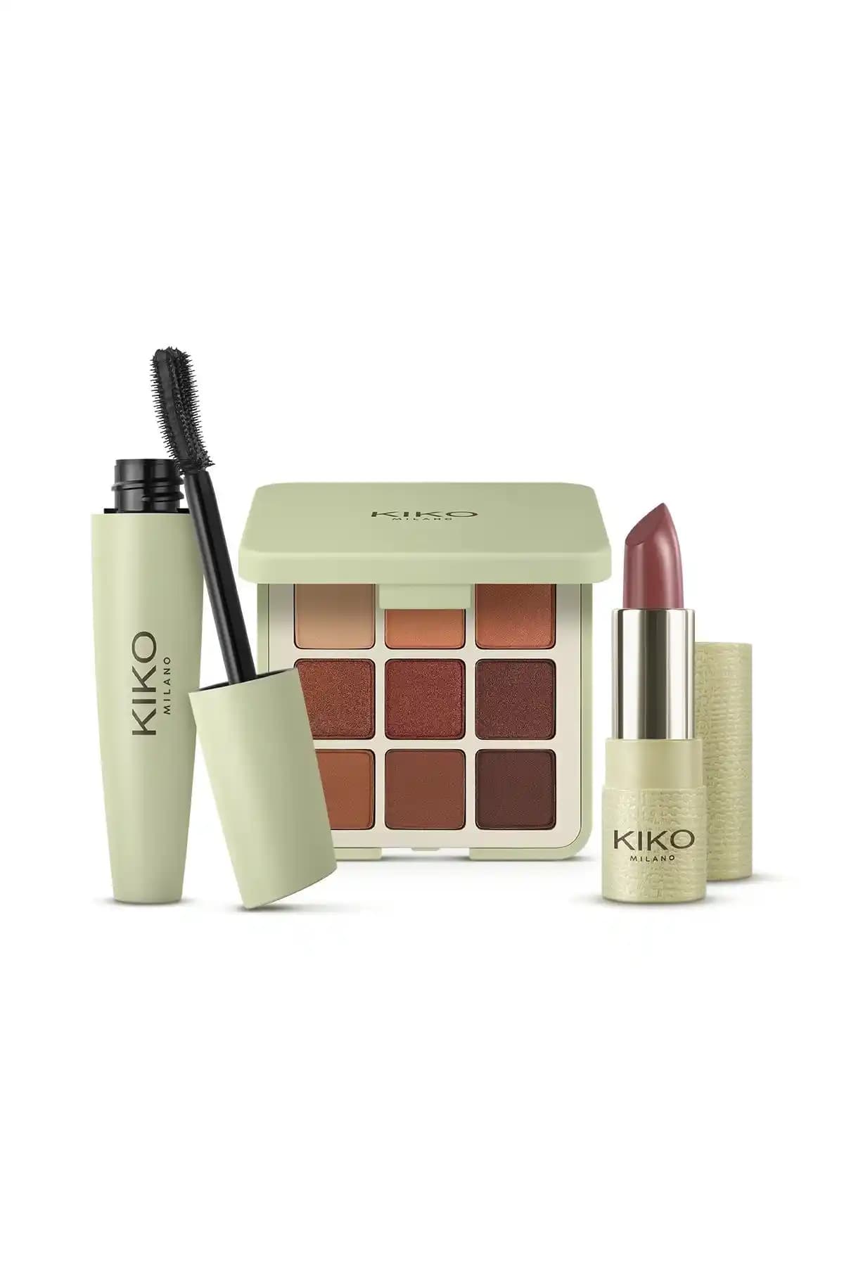 KIKO Eyes Make-up Kıt Green Me Make Up Set 01: Yüksek Kaliteli ve Çok Yönlü Makyaj Seti