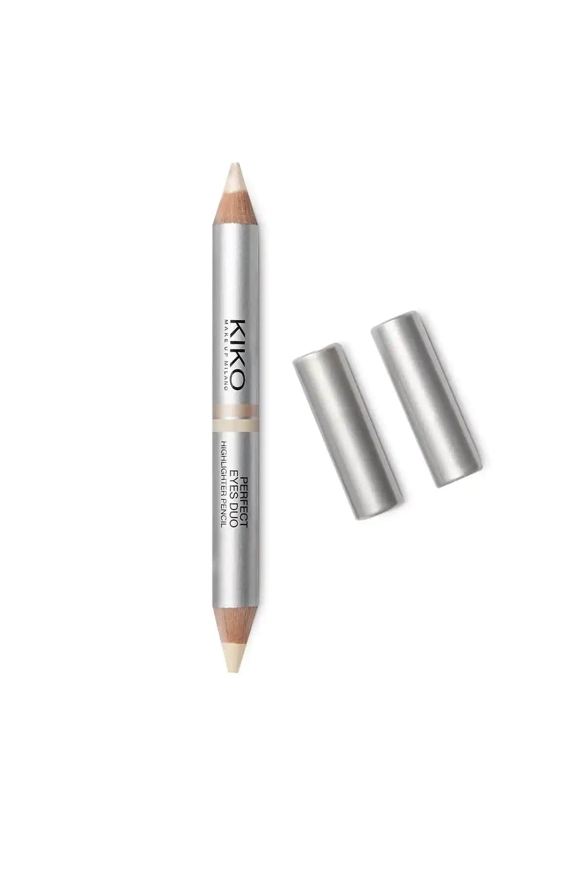 Kiko Milano Perfect Eyes Duo Highlighter Pencil 01 Göz Aydınlatıcı ve Parlaklık Sağlayan Çok Yönlü Makyaj Kalemi