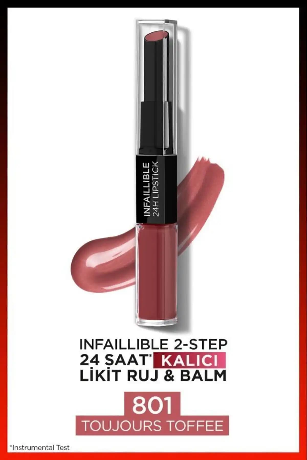L'Oreal Paris Infaillible 2-adım 24 Saat Kalıcı Ruj Karşılaştırması ve İnceleme 2