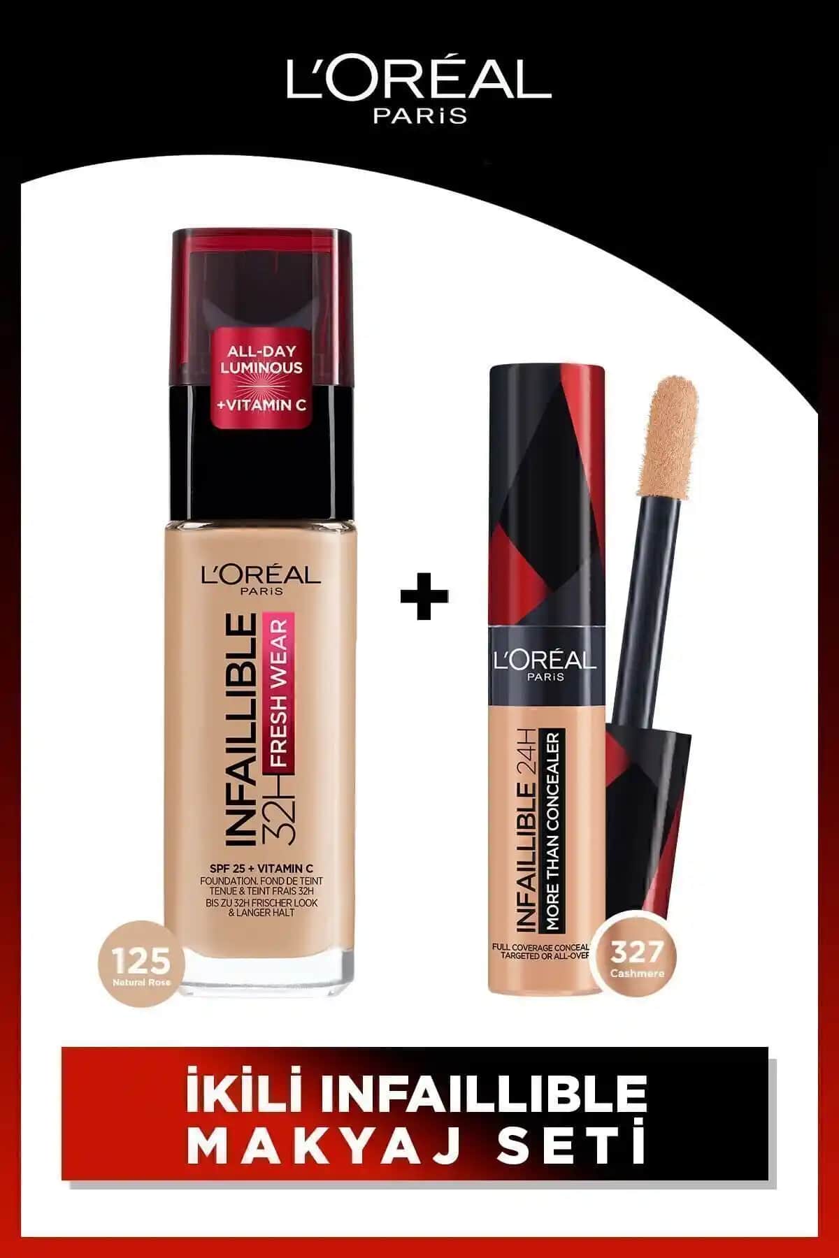 L'Oreal Paris Infaillible ve NYX Can't Stop Won't Stop Fondöten Karşılaştırması