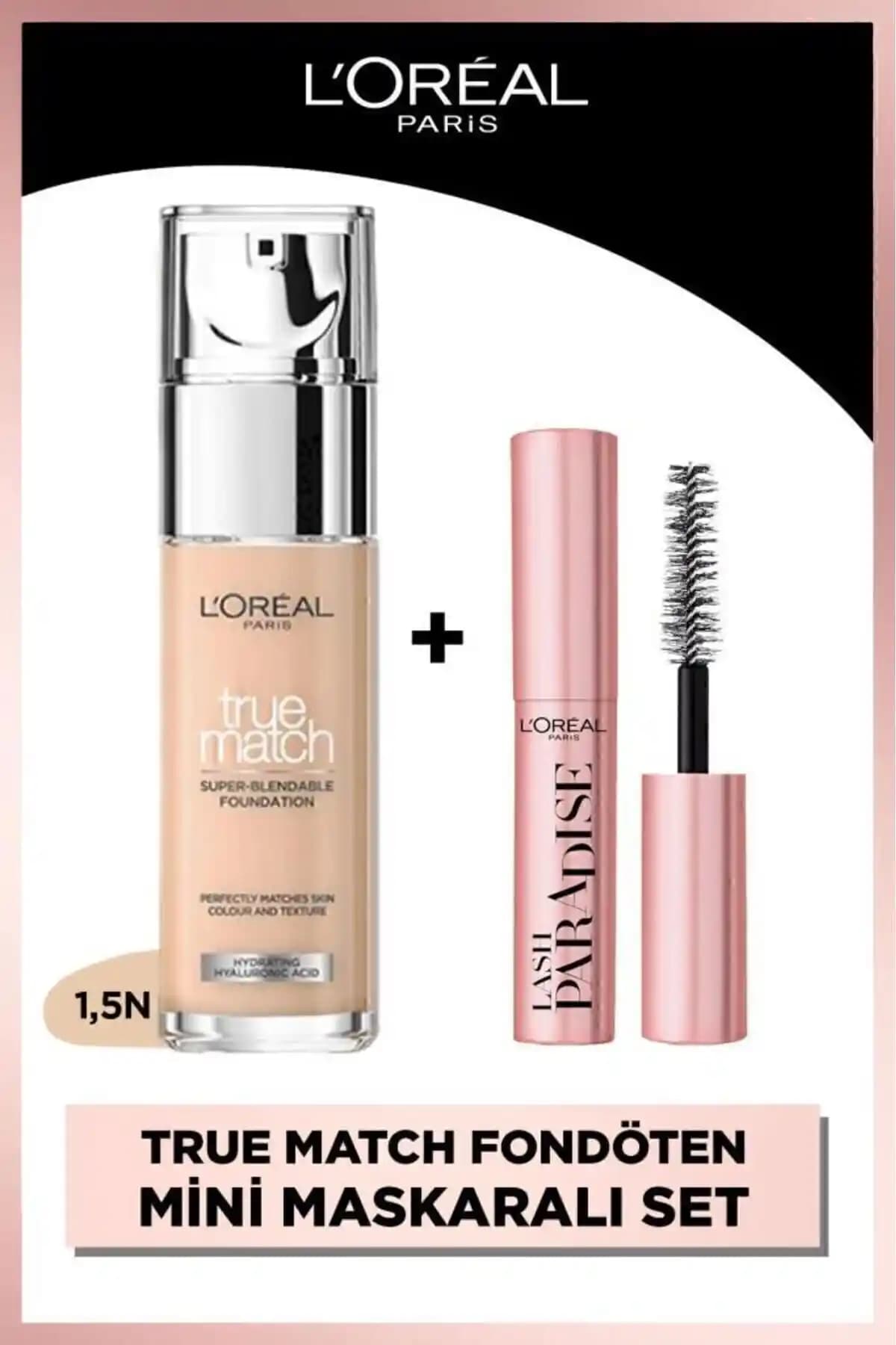 L'Oreal Paris True Match Fondöten ve Mini Paradise Maskara İncelemesi: Doğal ve Hafif Makyaj Deneyimi