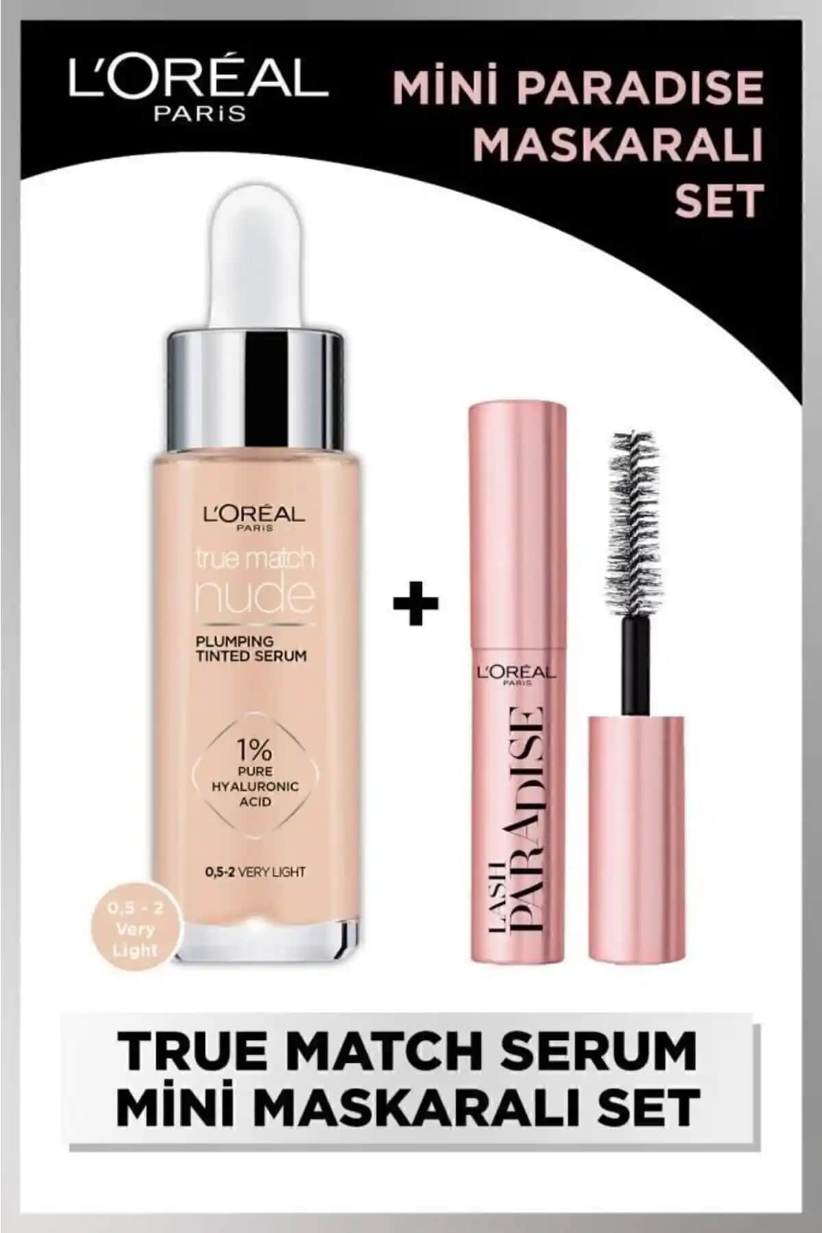 L'Oreal Paris True Match Nude Fondöten Serum ve Mini Paradise Maskara Ürün İncelemesi