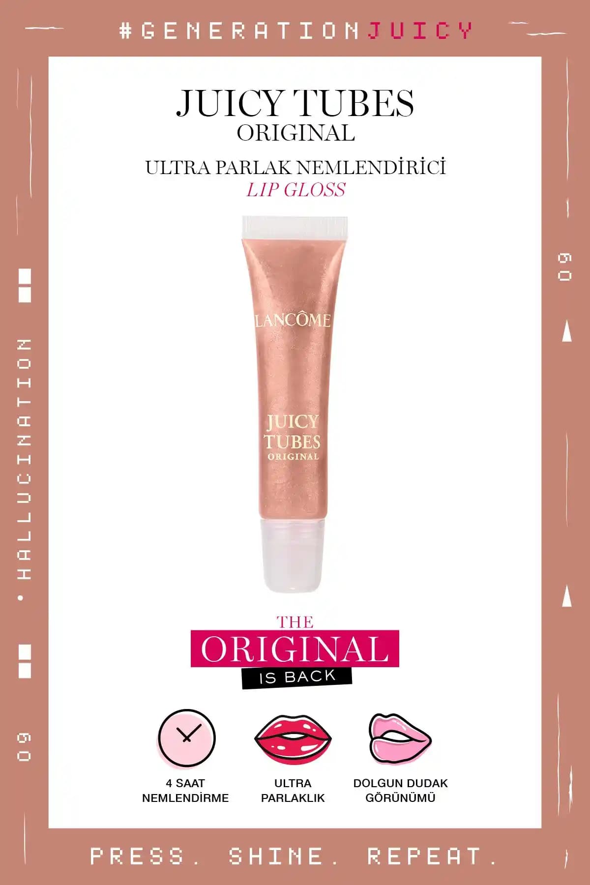 Lancome Juicy Tubes Nemlendirici Lip Gloss: Parlaklık ve Yükseklik Sağlayan Makyaj Ürünü
