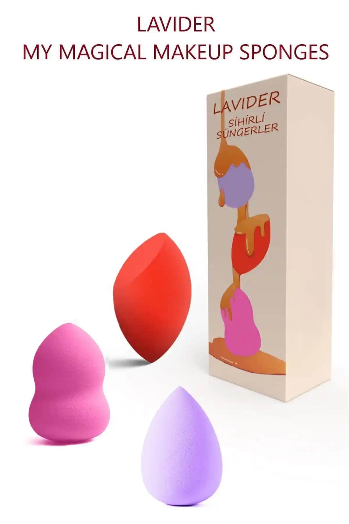 Lavider My Magical Makeup Sponges: Yüksek Kaliteli Makyaj Süngeri ile Kusursuz Sonuçlar