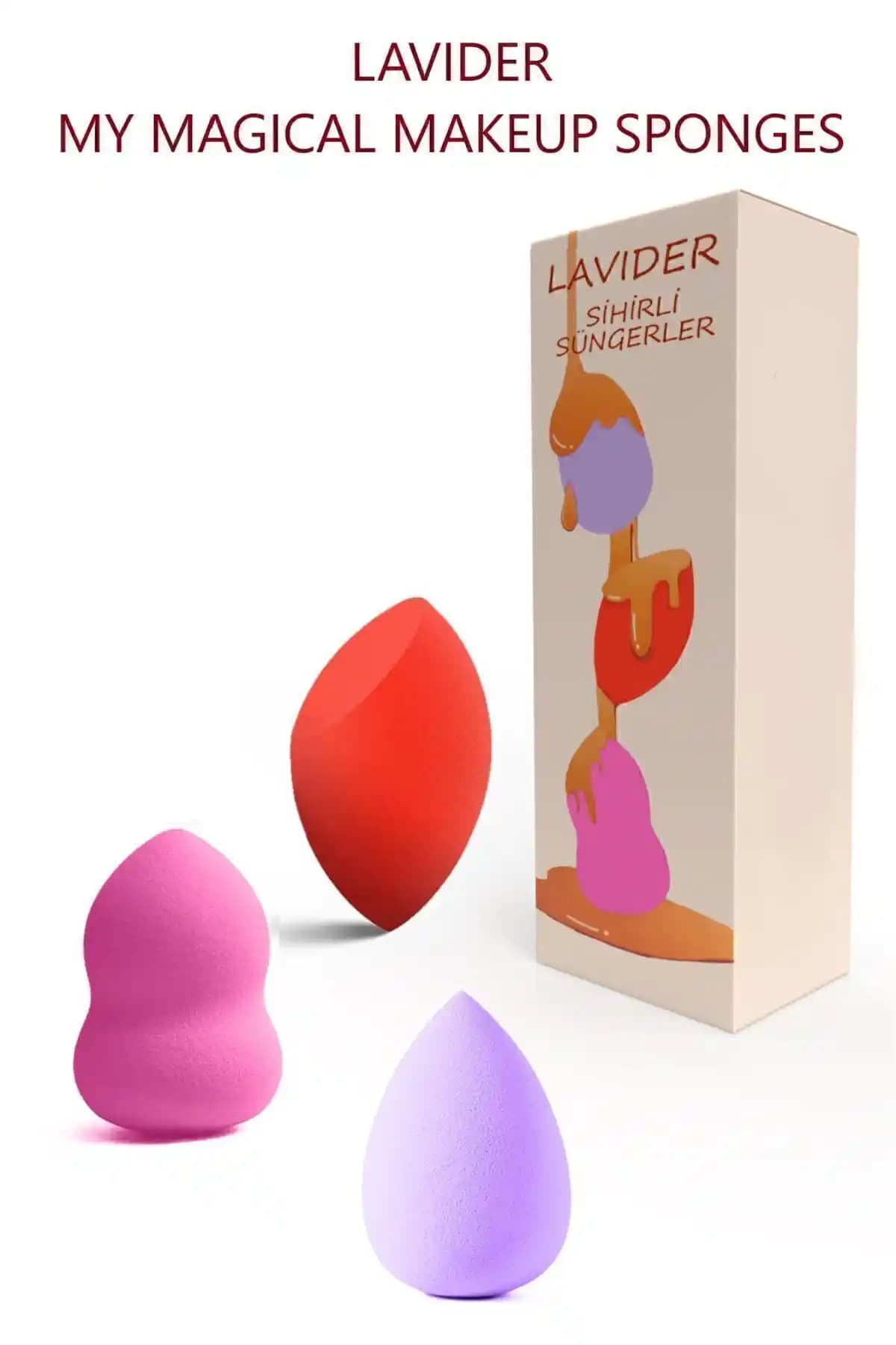 Lavider My Magical Makeup Sponges: Yüksek Kaliteli Makyaj Süngeri ile Kusursuz Sonuçlar