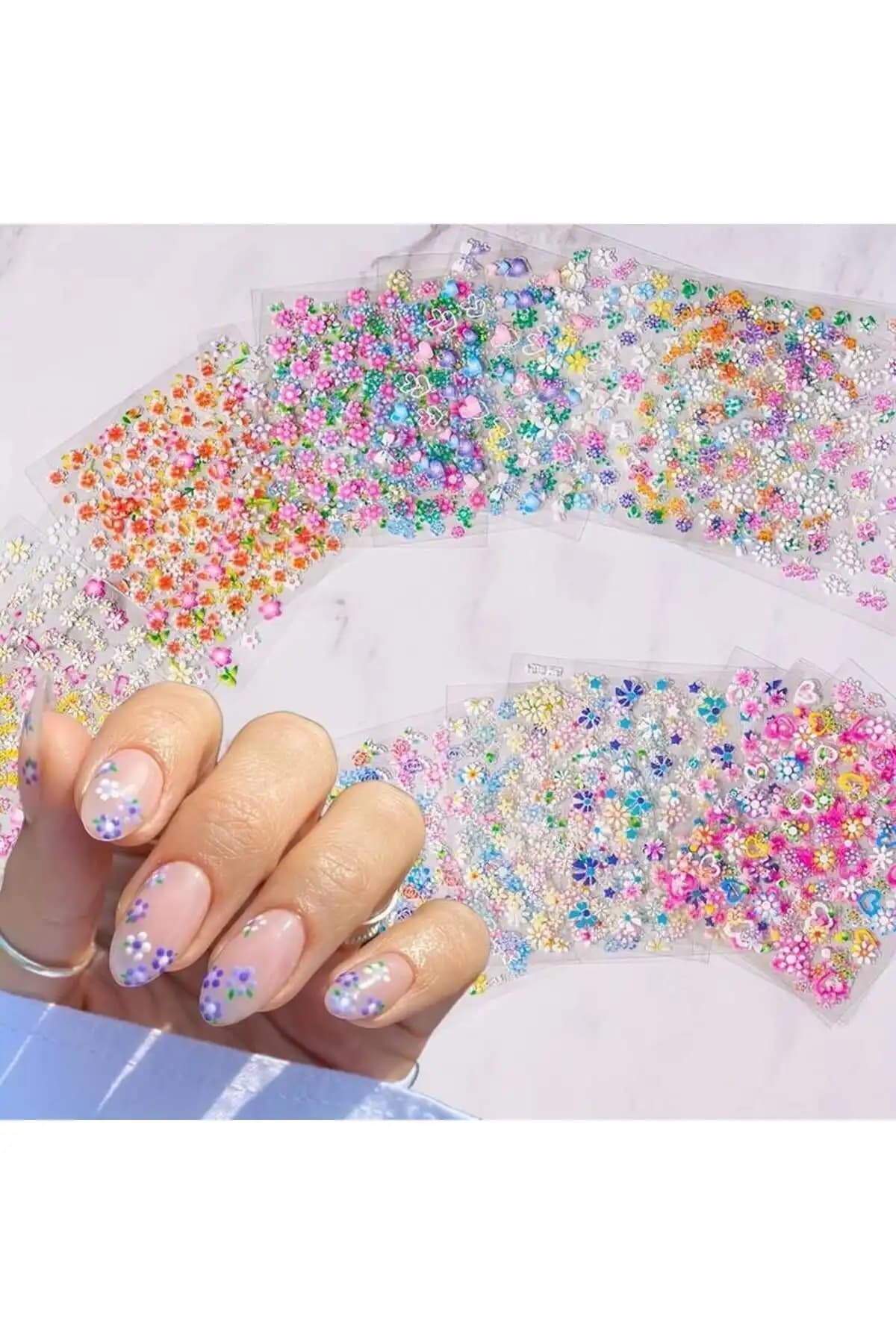 LRS STORE ve POP Beauty Tırnak Süsleme Stickerleri Karşılaştırması 1
