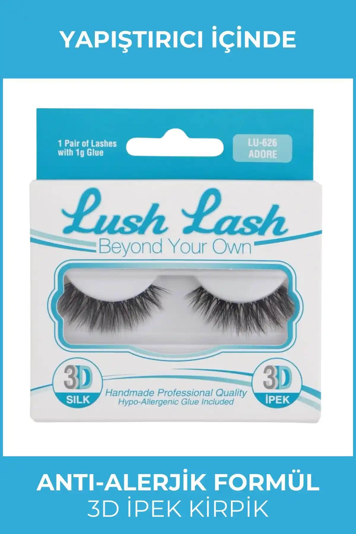 Lush Lash 3D Ipek Kirpik ile Nascita Pro Faux Takma Kirpik Karşılaştırması