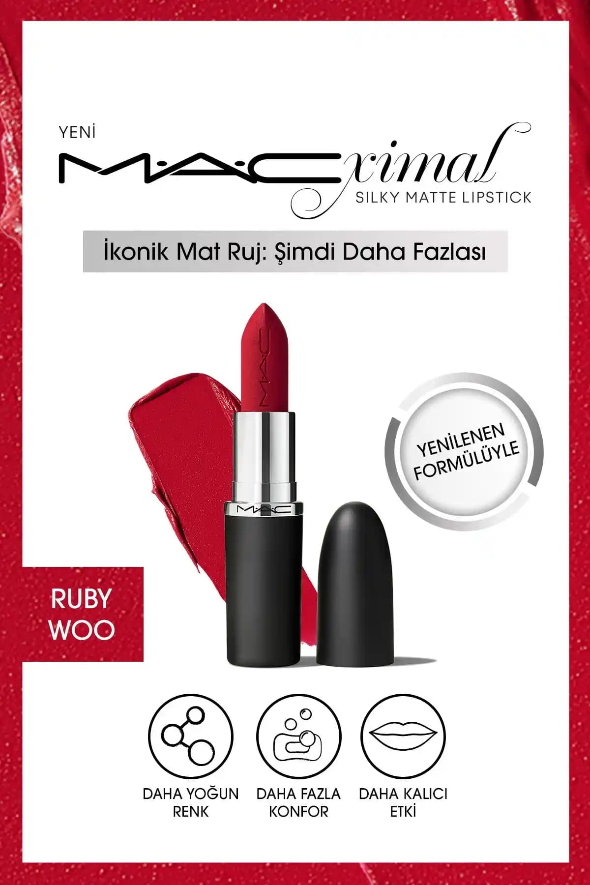 Mac M·A·C XIMAL Silky Matte Ruj: Yoğun Renk ve Bakım Özellikleriyle Kalıcı Makyaj