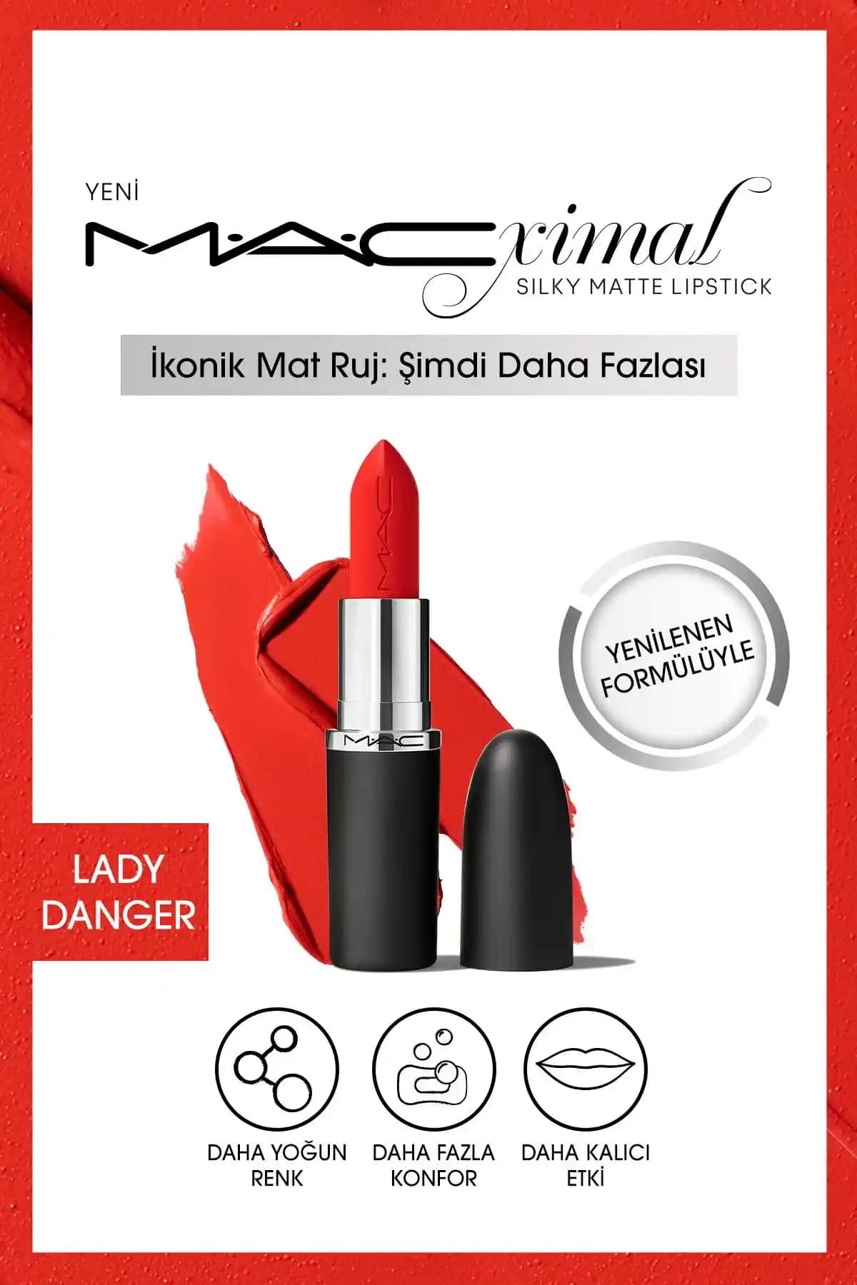 Mac M·a·cxımal Silky Matte Ruj: Uzun Süre Kalıcı, Yüksek Pigmentli ve Sürdürülebilir Makyaj Ürünü