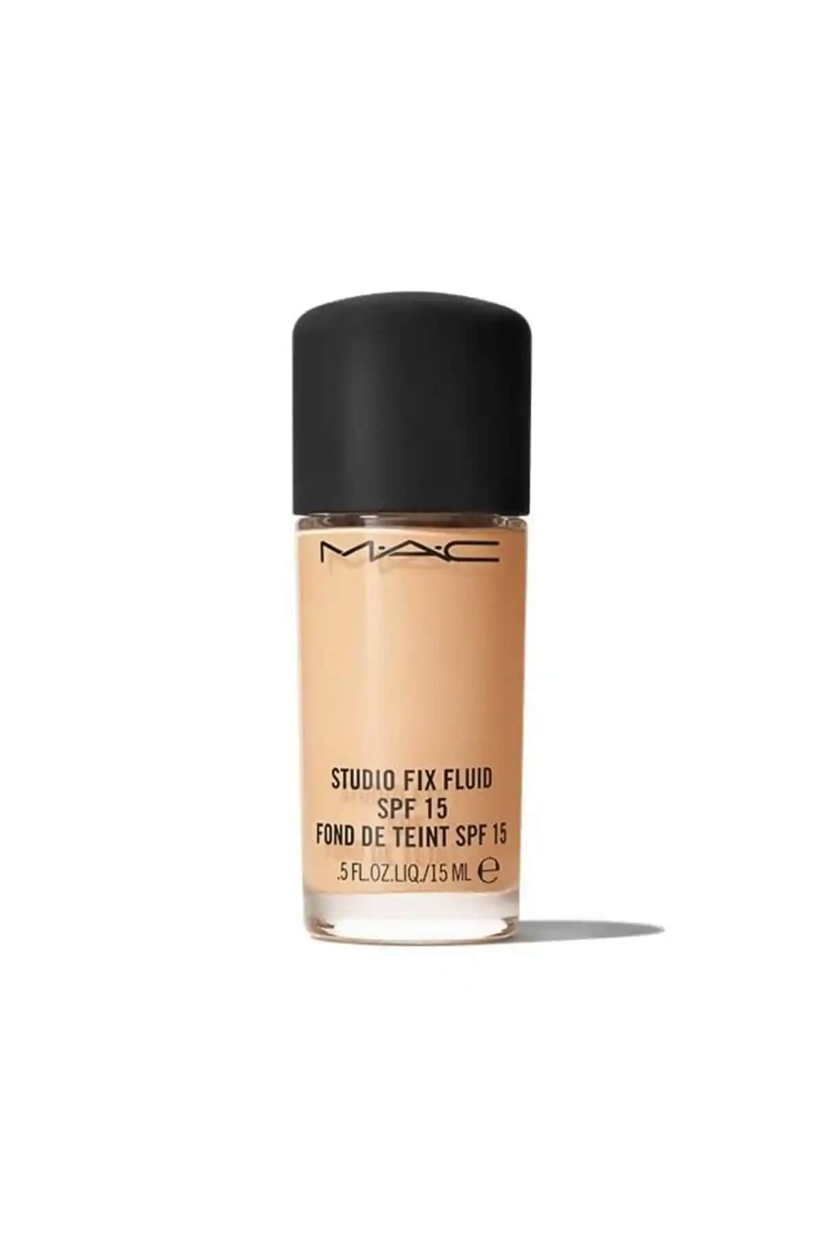Mac Studio Fix Fluid Mini Fondöten NC15: Yüksek Kapatıcılık ve Doğal Mat Görünüm İçin