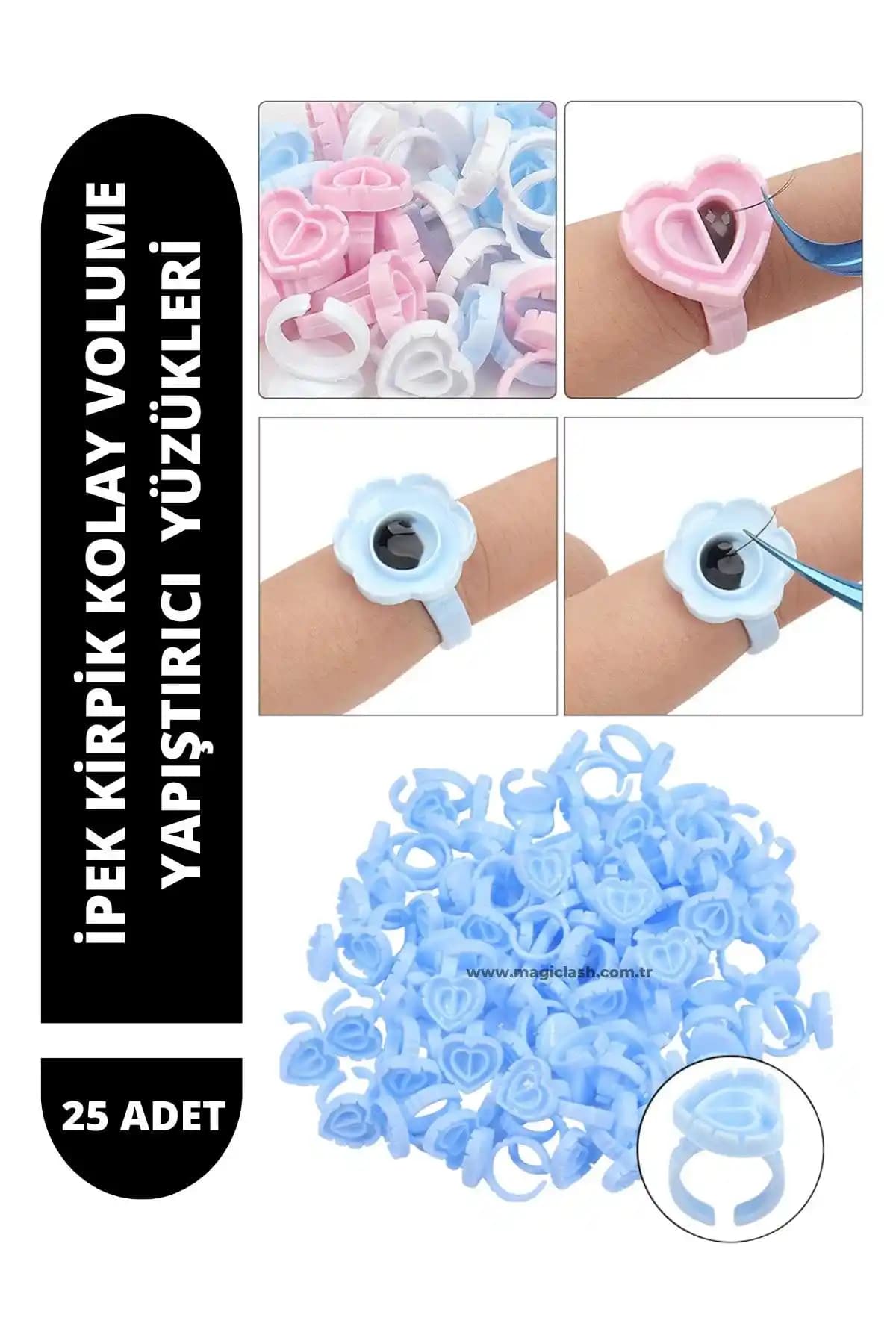 Magic Lash İpek Kirpik Yüzükleri: Hızlı ve Doğal Kirpik Hacmi Artırıcı Çözüm