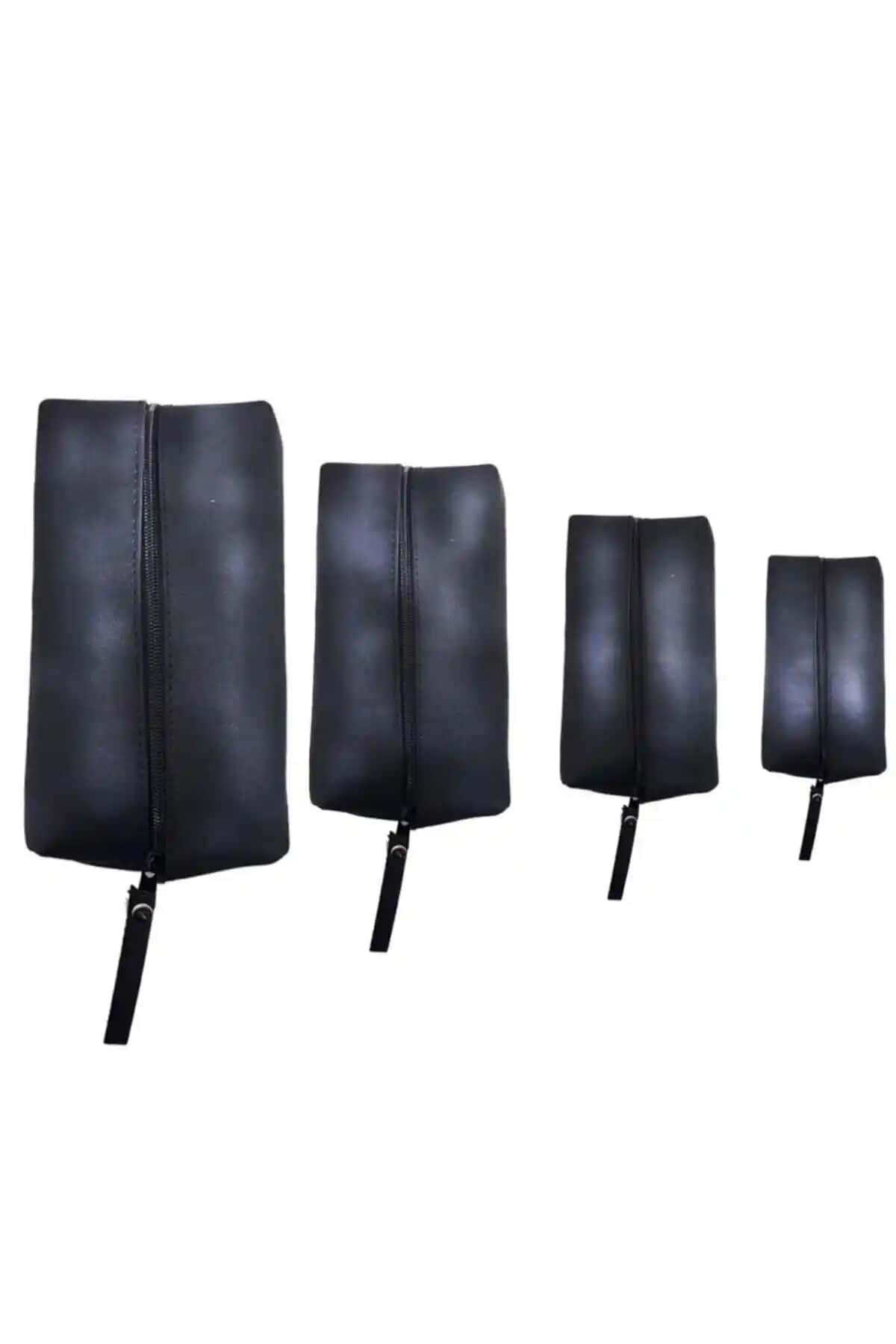 Makeuptime 4'lü Matruşka Makyaj Çantası Siyah Şıklık ve Fonksiyonellik Bir Arada