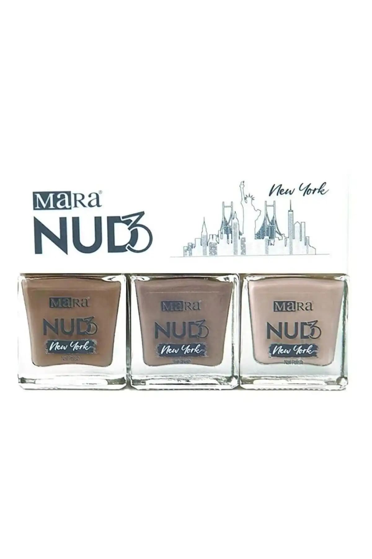 Mara Nude Oje Serisi 3’lü Set Kaliteli ve Şık Mat Bej Oje Seçenekleri