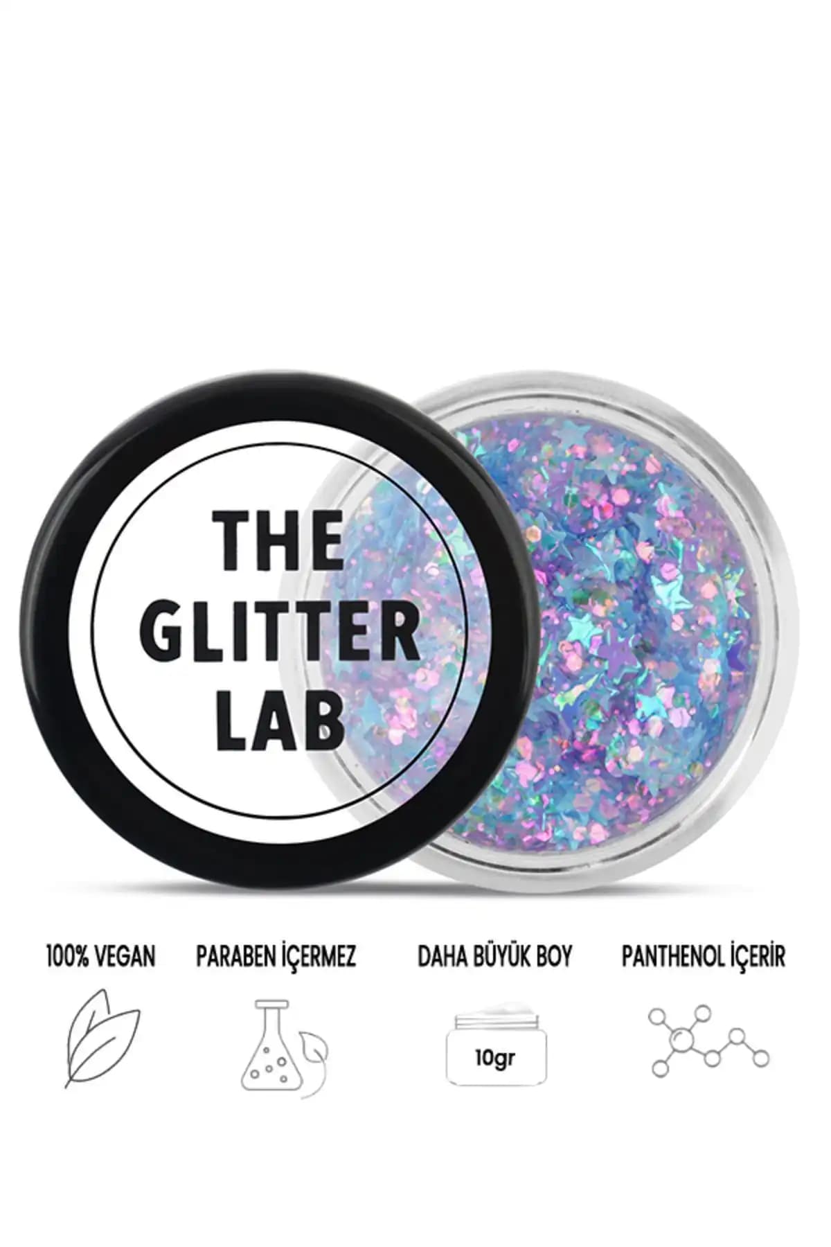 Mavi Yıldızlar ve Metalik Uzay Glitter Jelleri Karşılaştırması 1