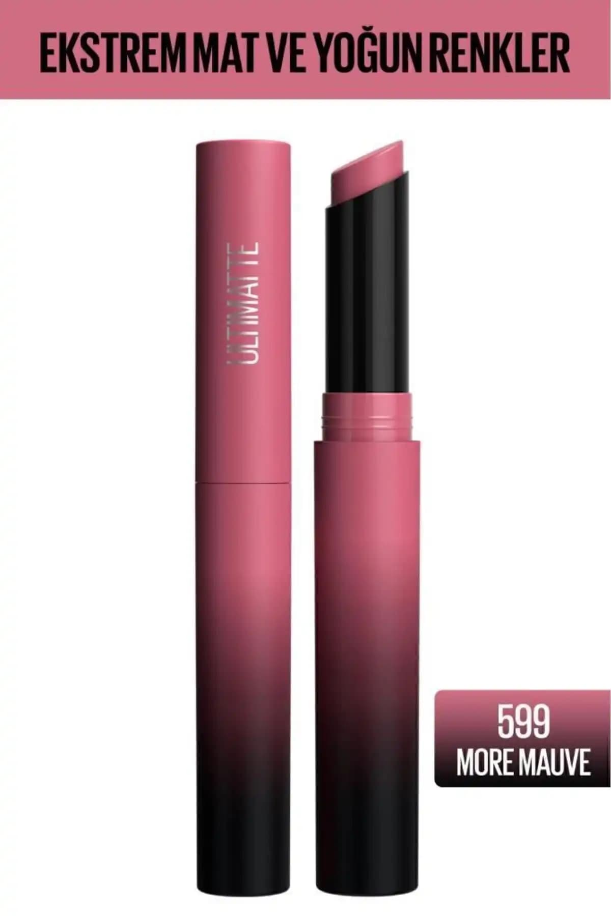 Maybelline Color Sensational Ultimatte Mat Ruj Karşılaştırması: 599 More Mauve ve 699 More Buff 1