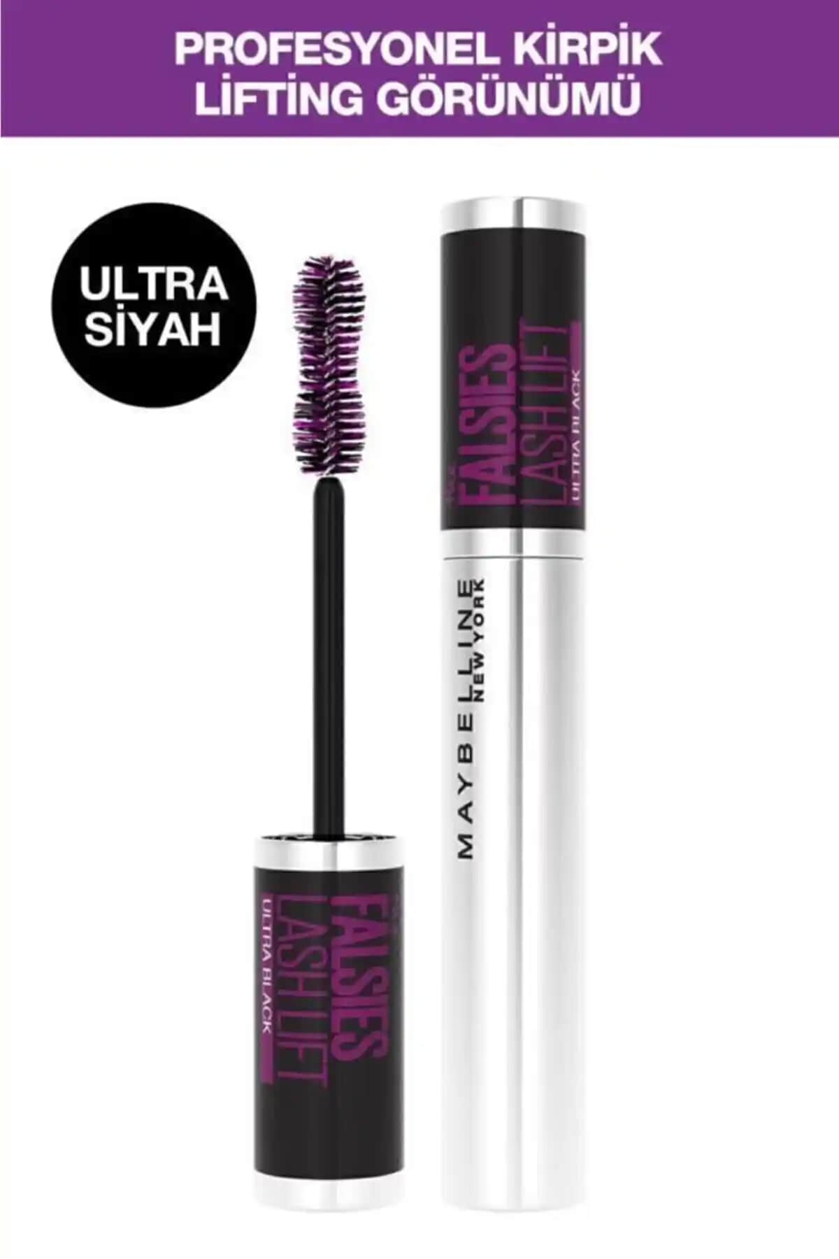 Maybelline Falsies Lash Lift Ultra Siyah Maskara ile Doğal ve Çarpıcı Kirpikler
