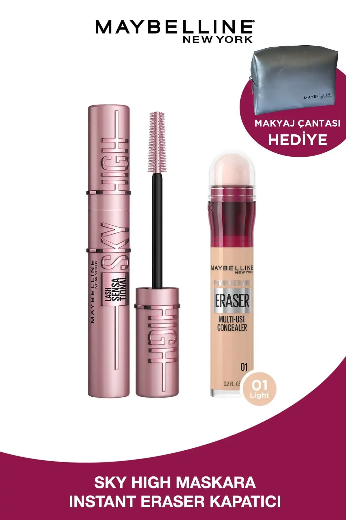 Maybelline Lash Sensational Maskara ve Kapatıcısı Karşılaştırması 2023 2