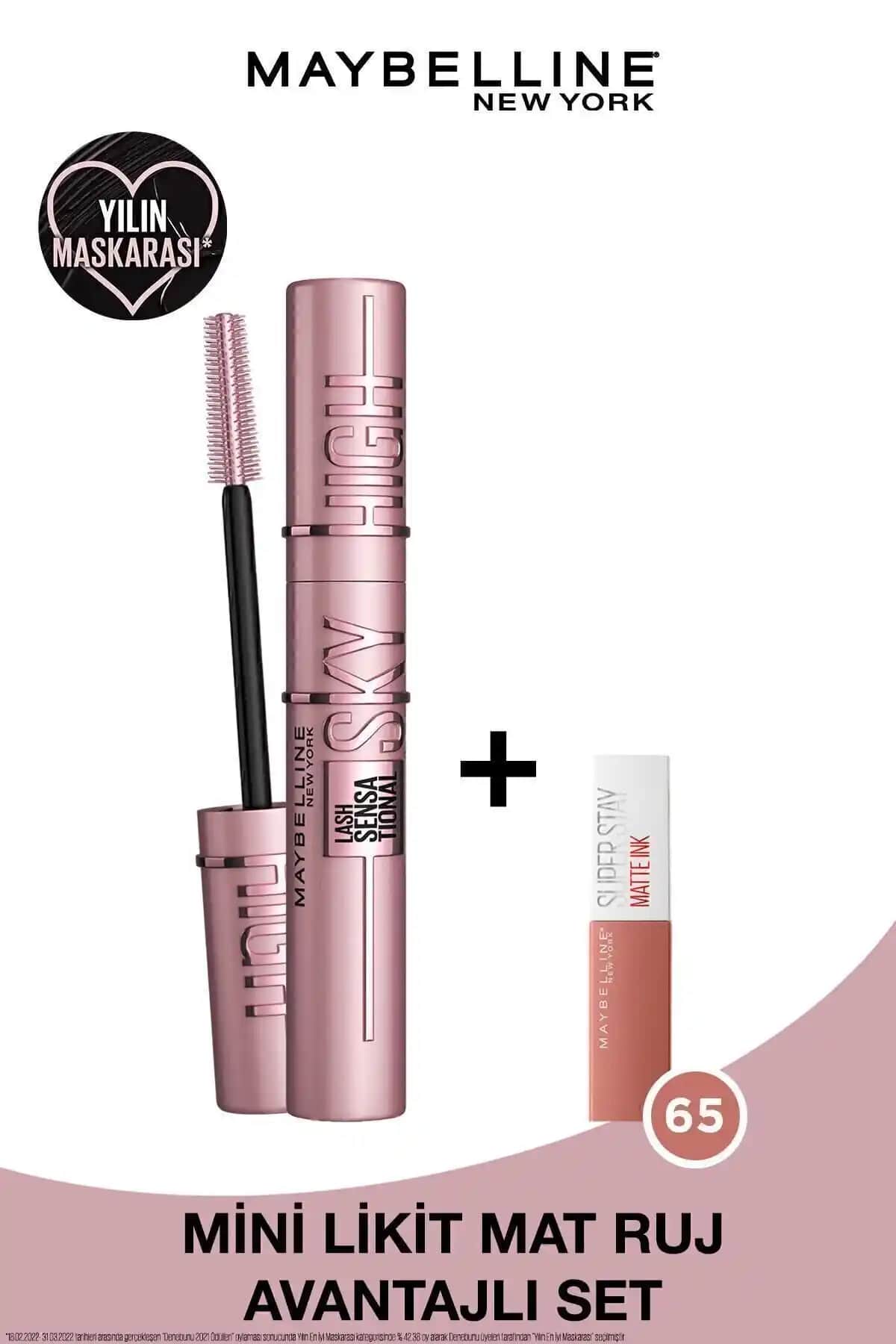 Maybelline Lash Sensational Sky High ve Mizon Siyah Collagen Maskara Karşılaştırması