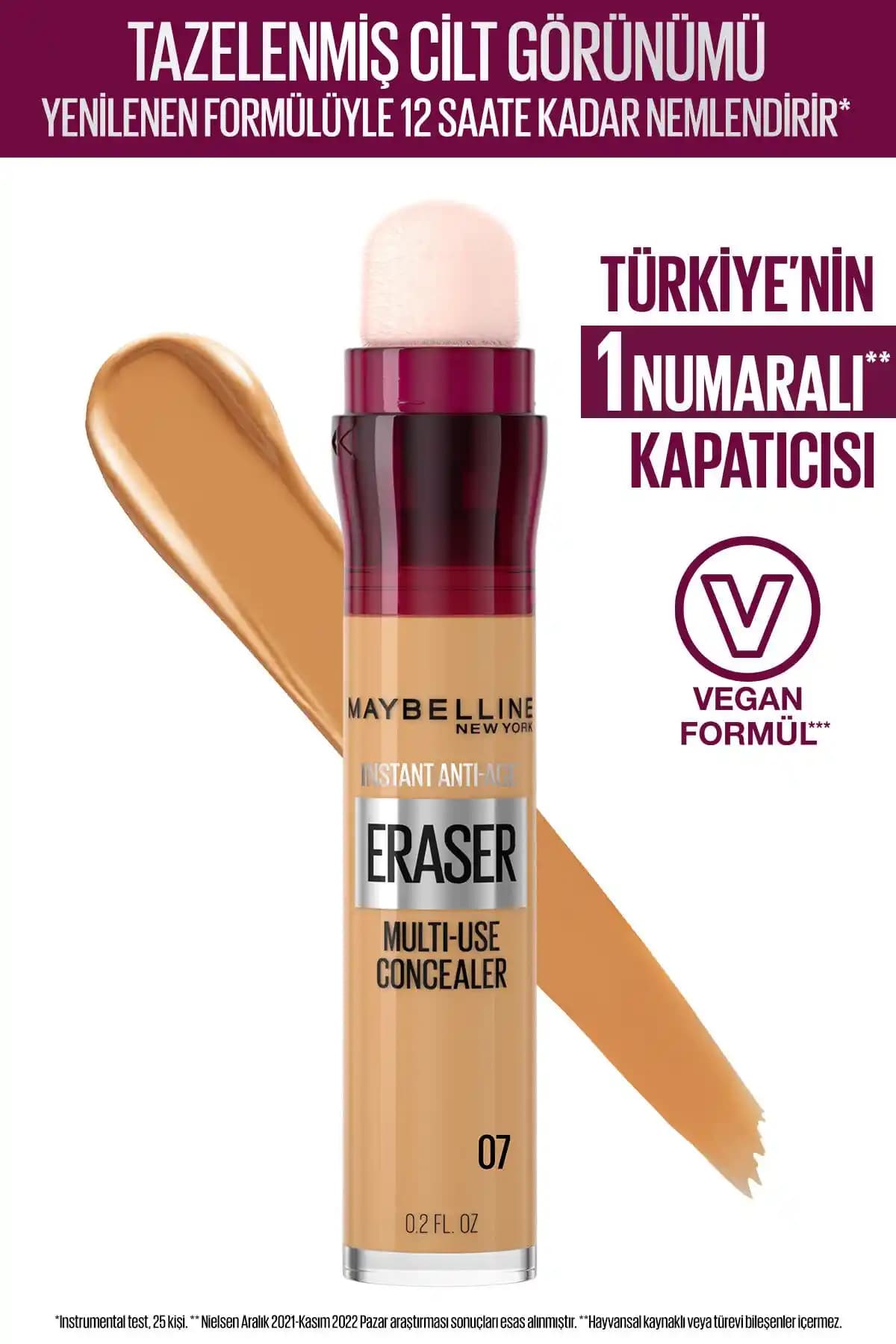 Maybelline New York Instant Anti Age Eraser Kapatıcı: Doğal ve Yüksek Kapatıcılık Sağlayan Makyaj Ürünü
