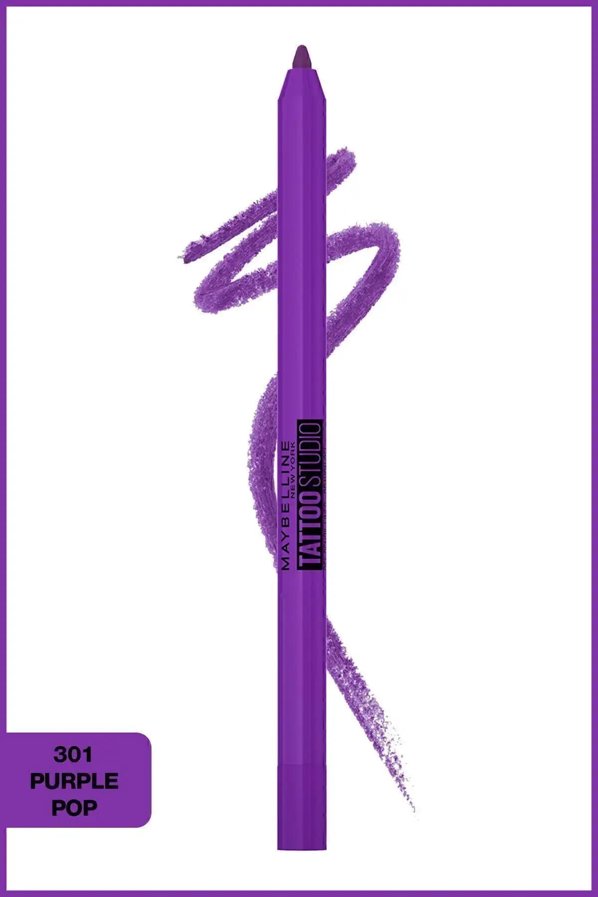 Maybelline New York Tattoo Liner Jel Göz Kalemi Karşılaştırması: Burgundy Bliss ve Purplepop Özellikleri 2